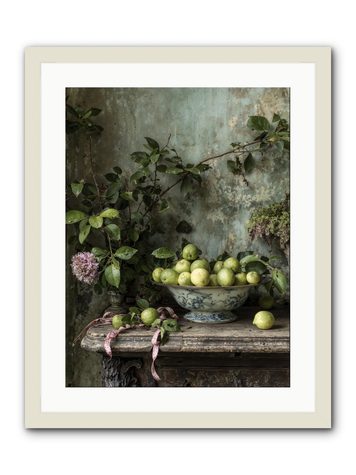 Plein Air -- Framed Print - White 18x24