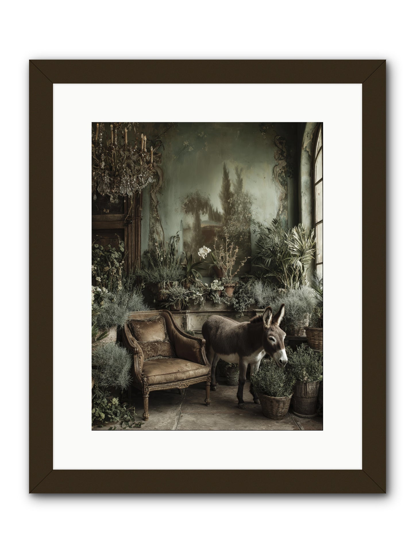 Plumdew -- Framed Print - Black 12x16