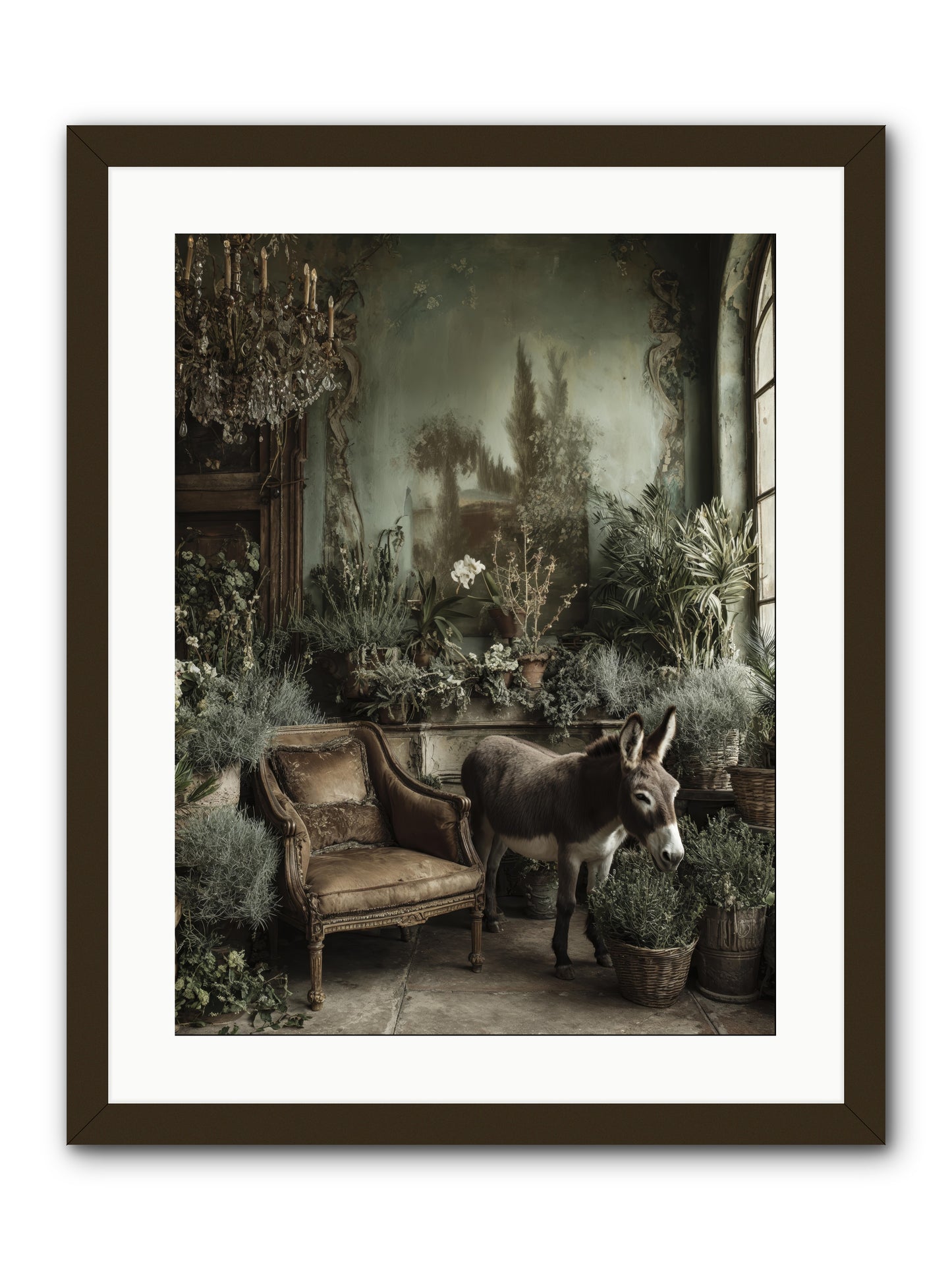 Plumdew -- Framed Print - Black 18x24