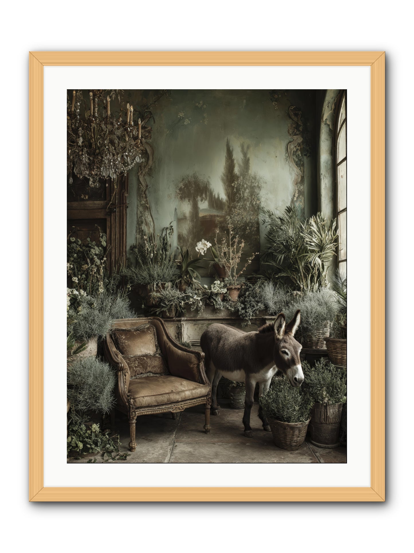 Plumdew -- Framed Print - Natural 24x32