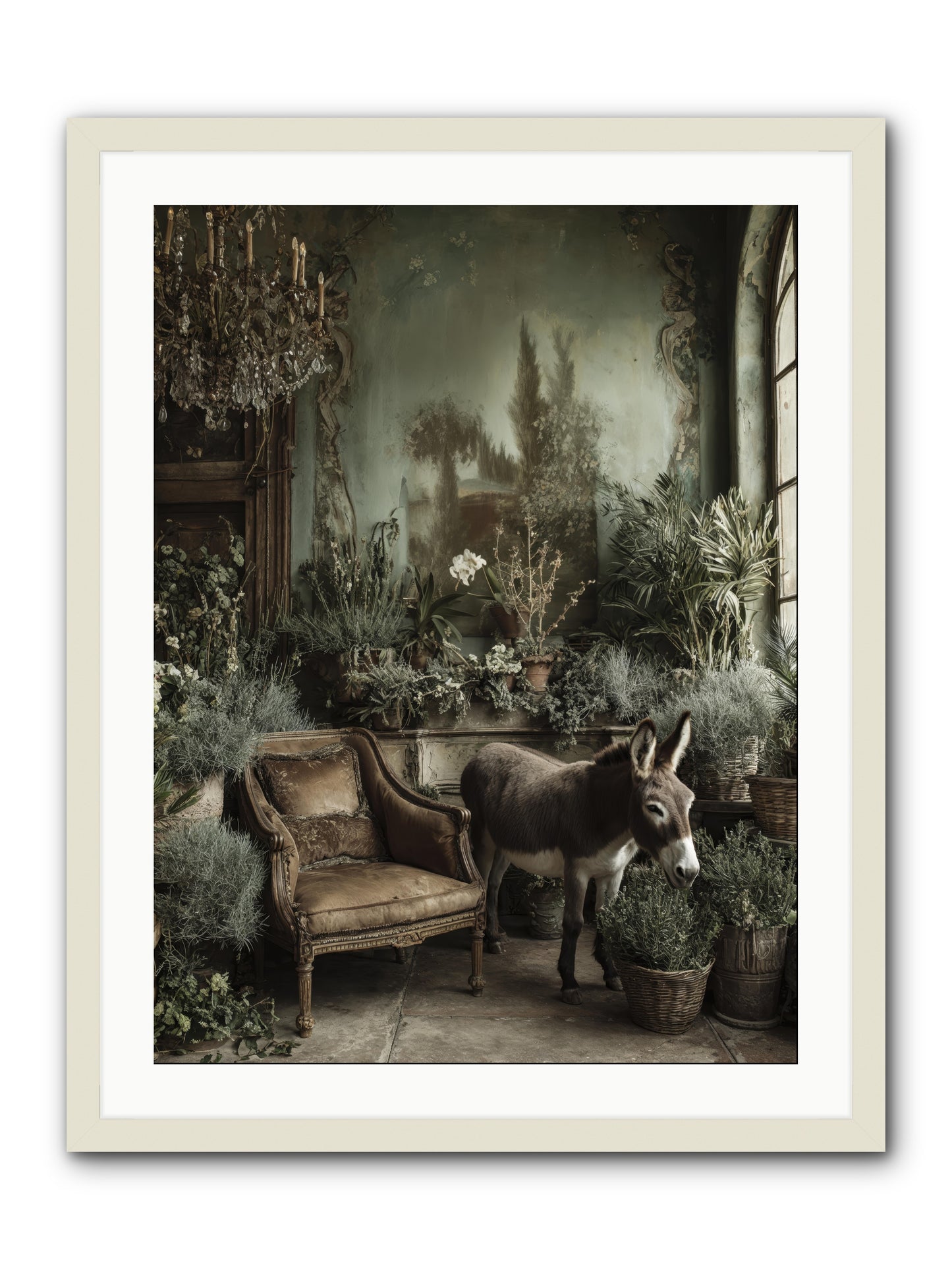 Plumdew -- Framed Print - White 24x32