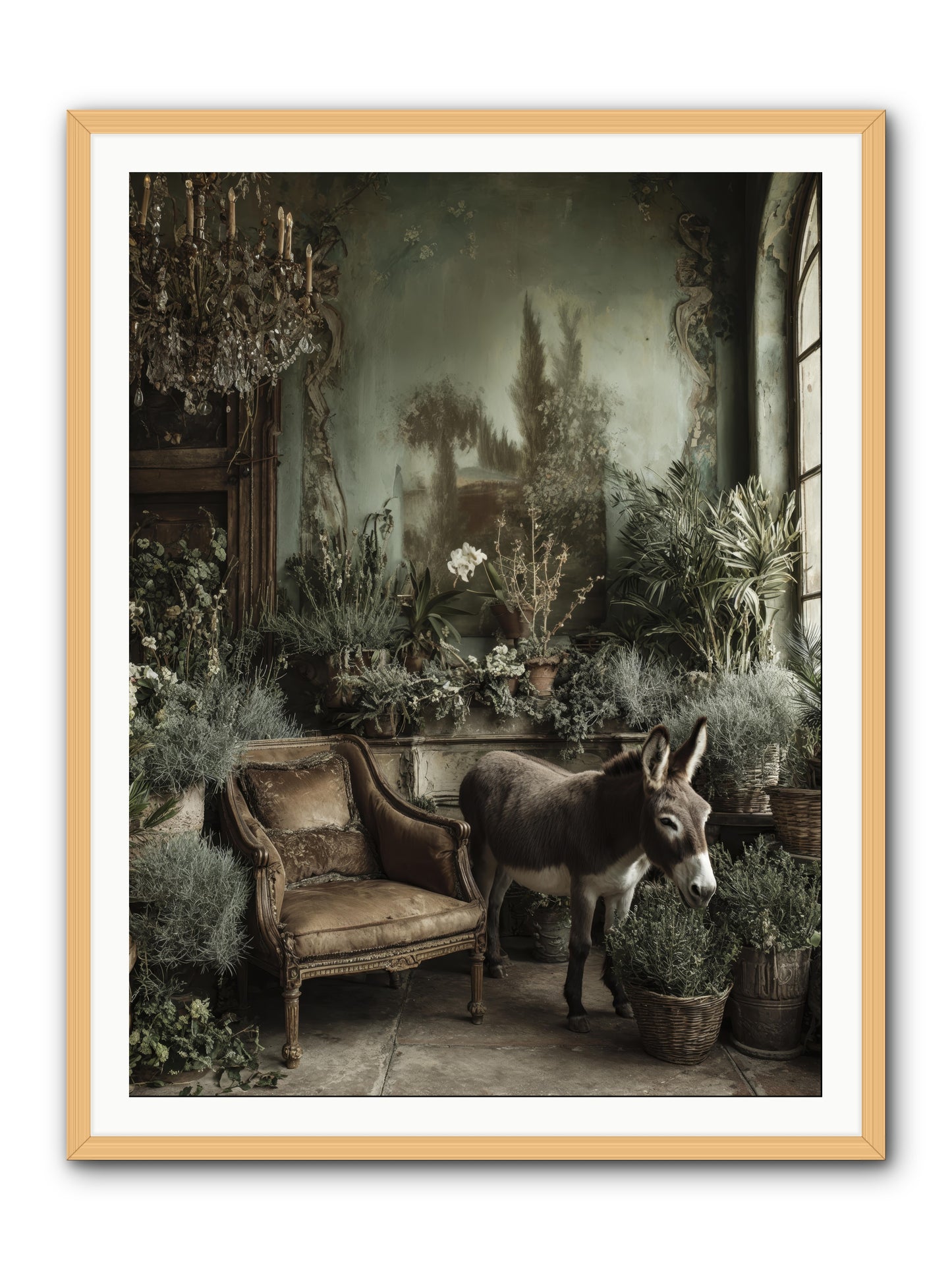 Plumdew -- Framed Print - Natural 36x48