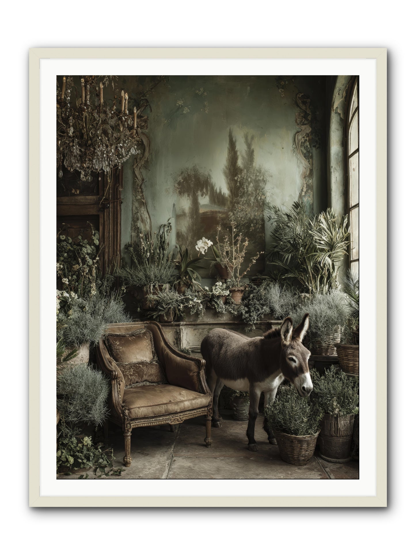 Plumdew -- Framed Print - White 36x48