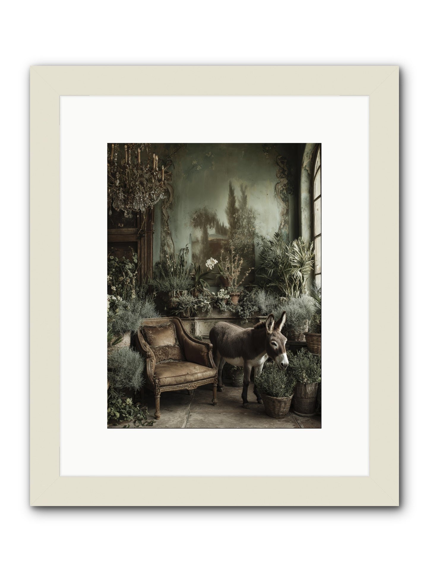 Plumdew -- Framed Print - White 9x12