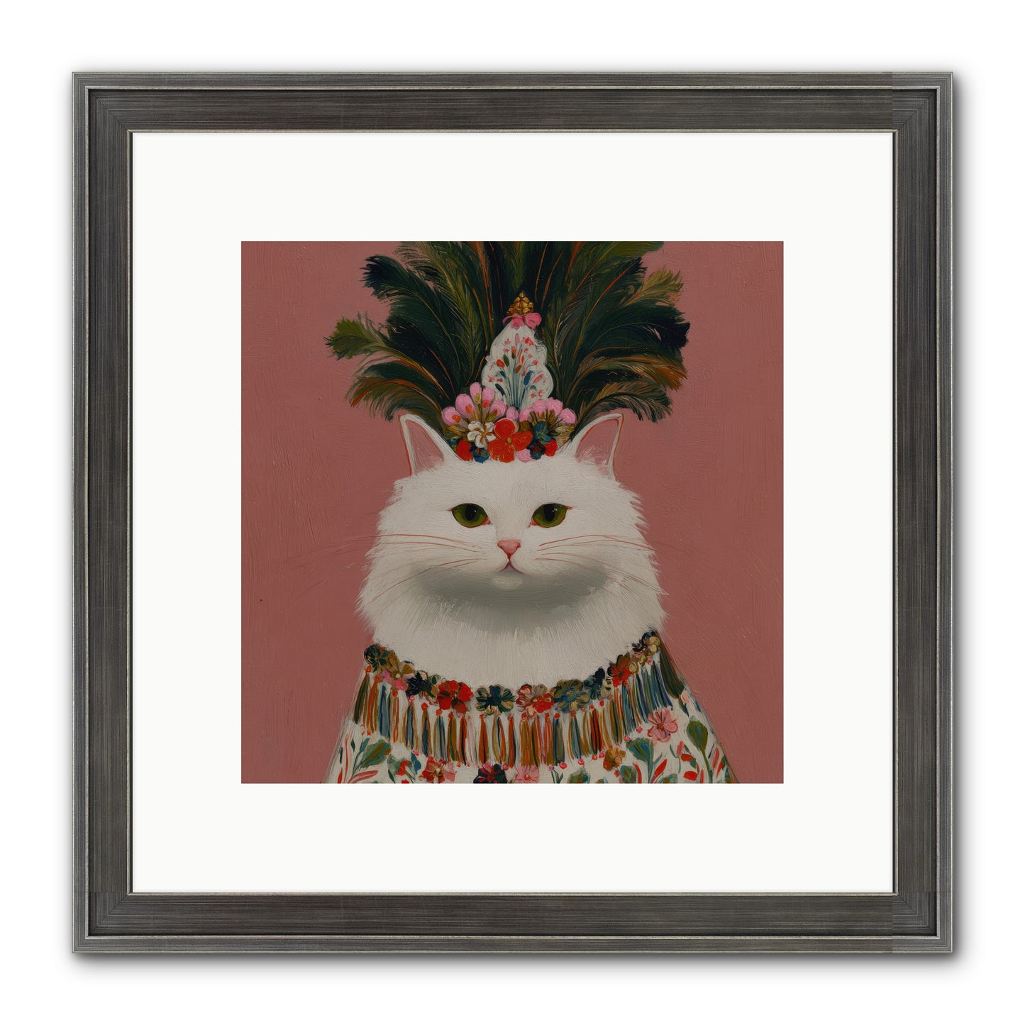 Plume and Petal — Plume-and-Petal-10x10-Framed-Print-Slimwoods-Black-Silver.jpg