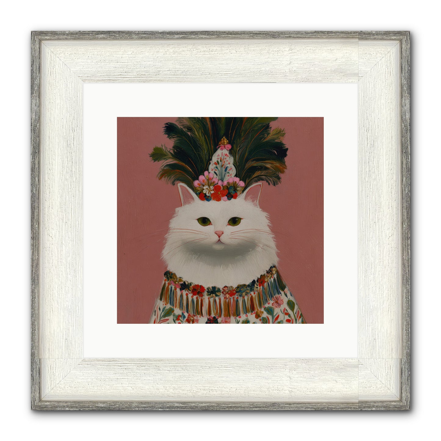 Plume and Petal — Plume-and-Petal-12x12-Framed-Print-Driftwood-White.jpg