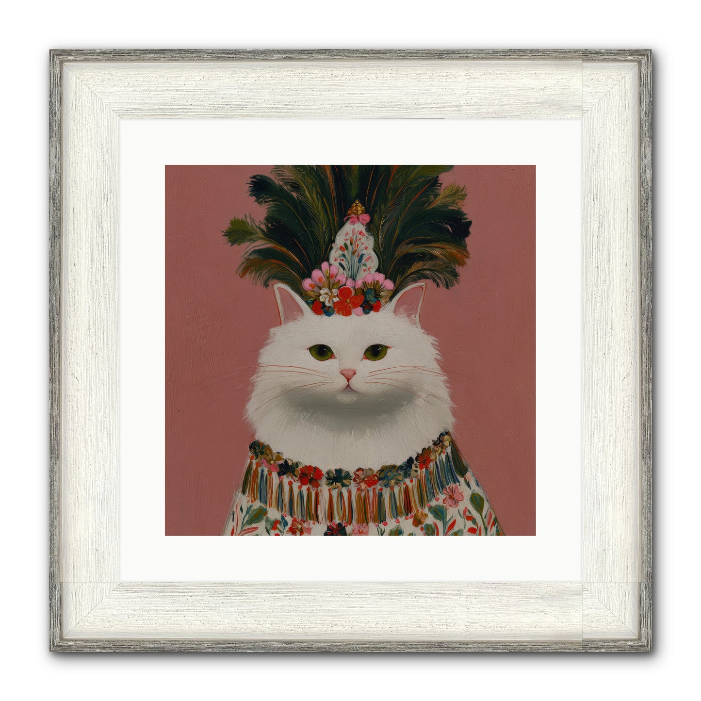 Plume and Petal — Plume-and-Petal-16x16-Framed-Print-Driftwood-White.jpg