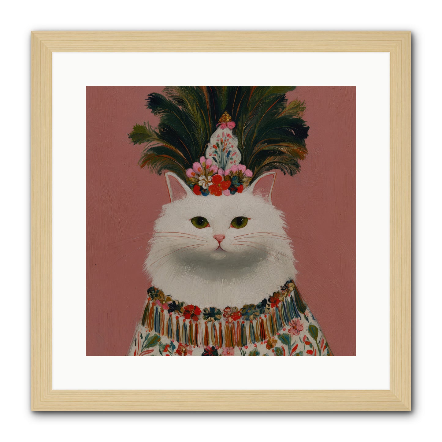 Plume and Petal — Plume-and-Petal-16x16-Framed-Print-Natural.jpg