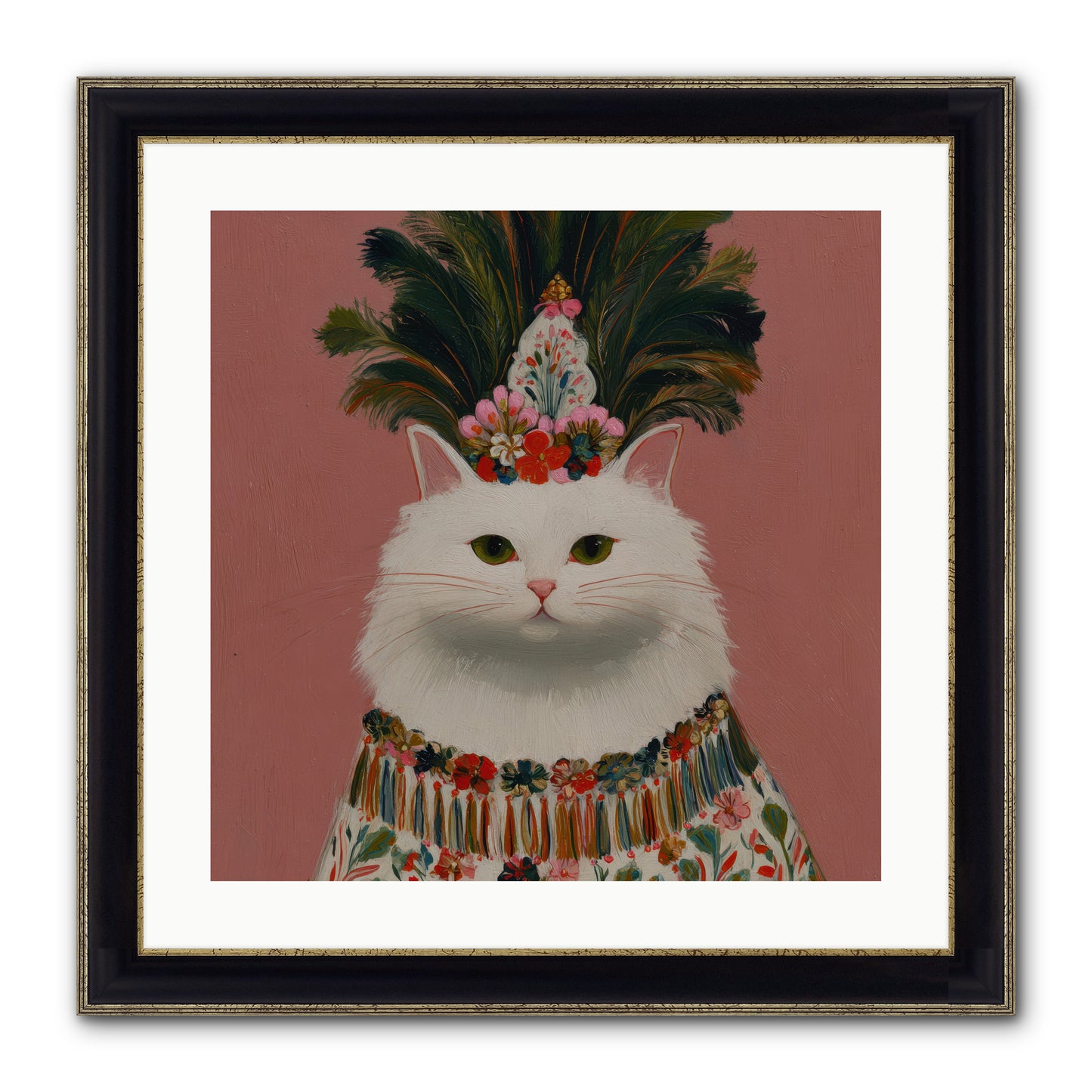 Plume and Petal — Plume-and-Petal-20x20-Framed-Print-Black-Gold.jpg