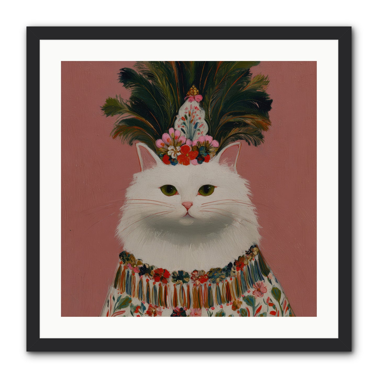 Plume and Petal — Plume-and-Petal-24x24-Framed-Print-Black.jpg
