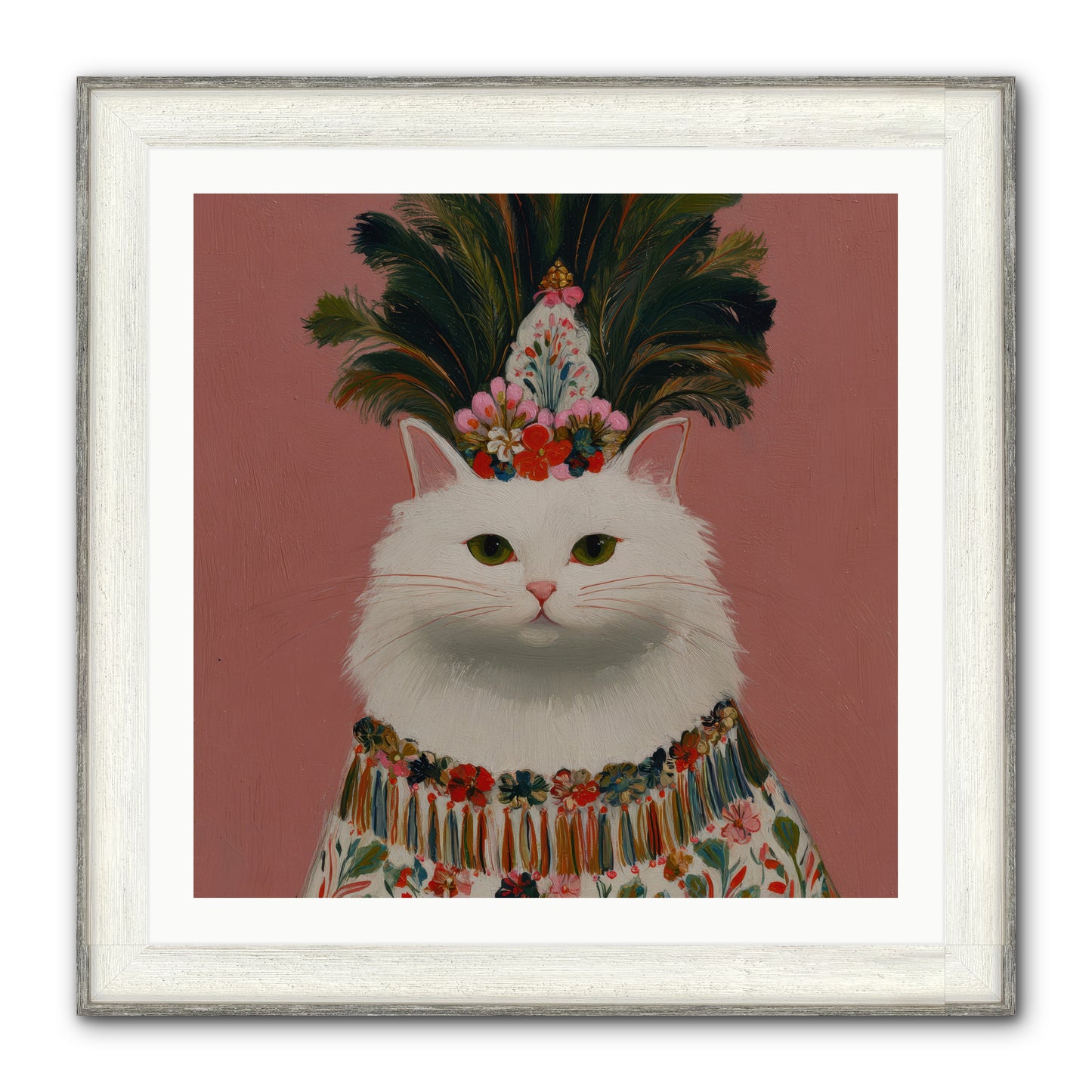 Plume and Petal — Plume-and-Petal-30x30-Framed-Print-Driftwood-White.jpg