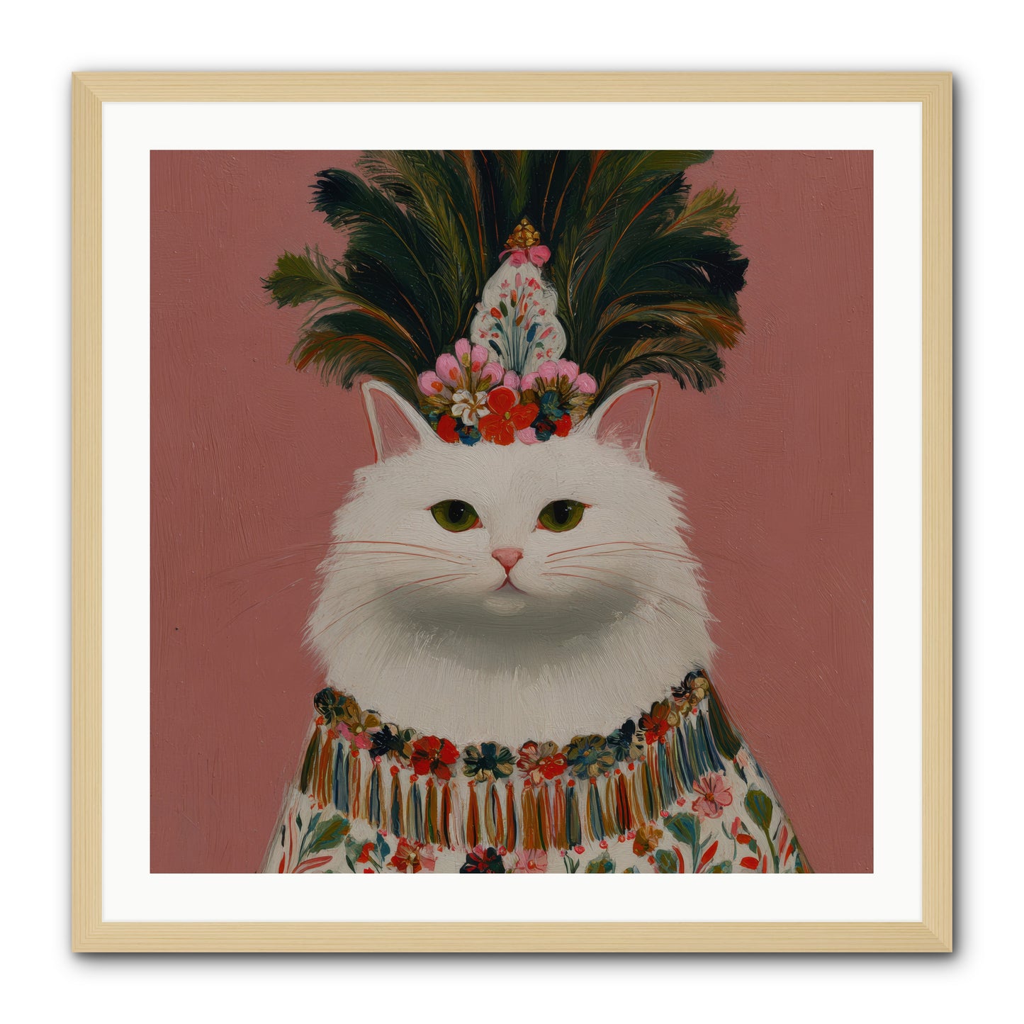 Plume and Petal — Plume-and-Petal-30x30-Framed-Print-Natural.jpg