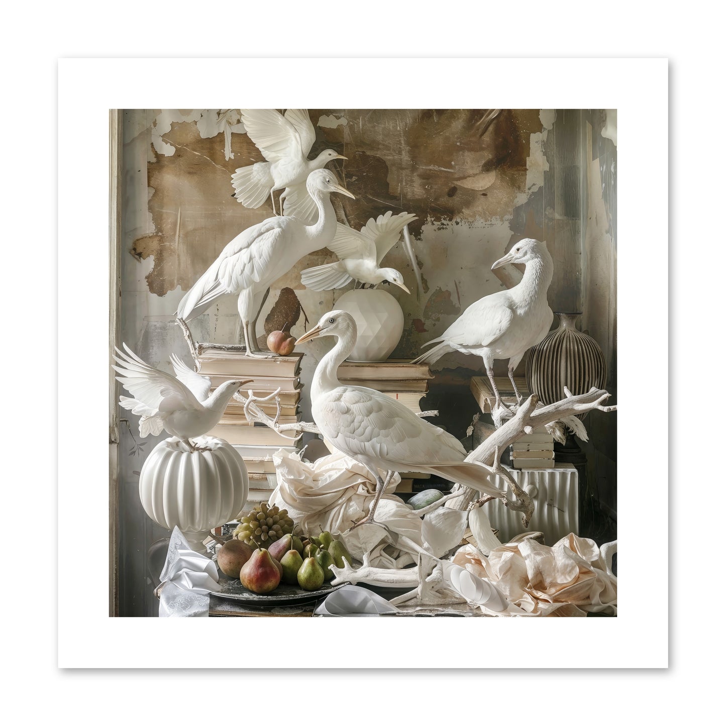 Plumes Of The Grand Tour -- Loose Canvas Print 10x10