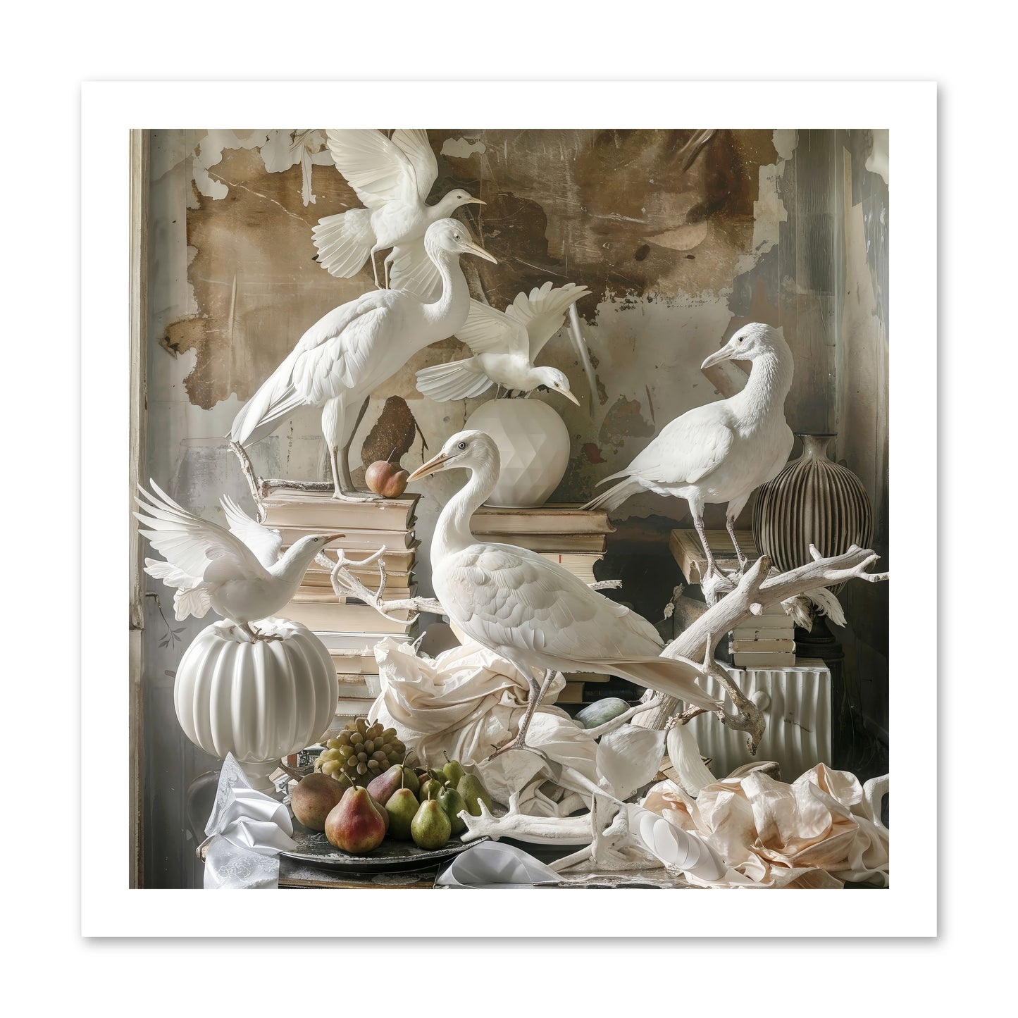 Plumes Of The Grand Tour -- Paper Print 16x16