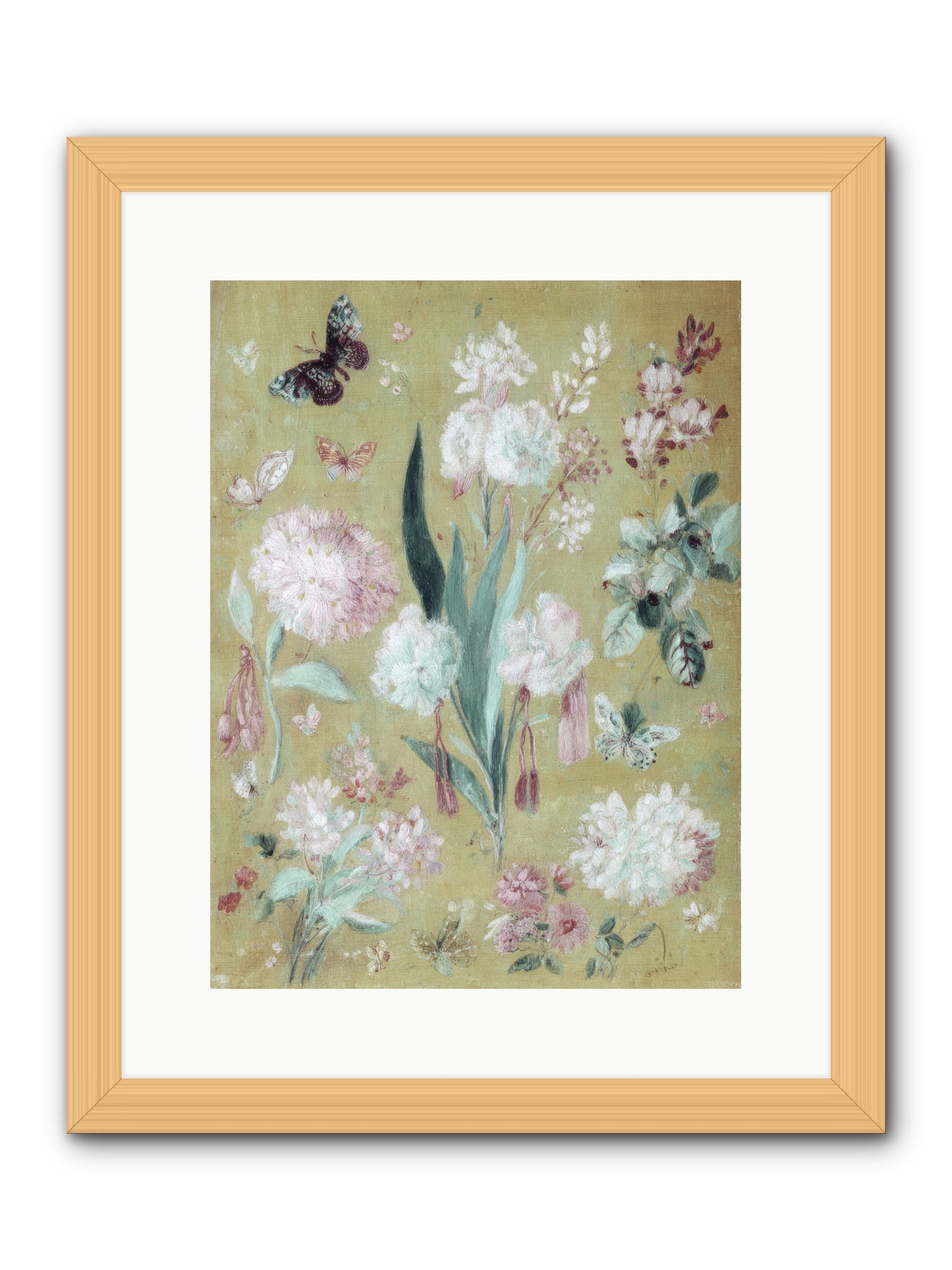 Plumfield Correspondence -- Framed Print - Natural 12x16