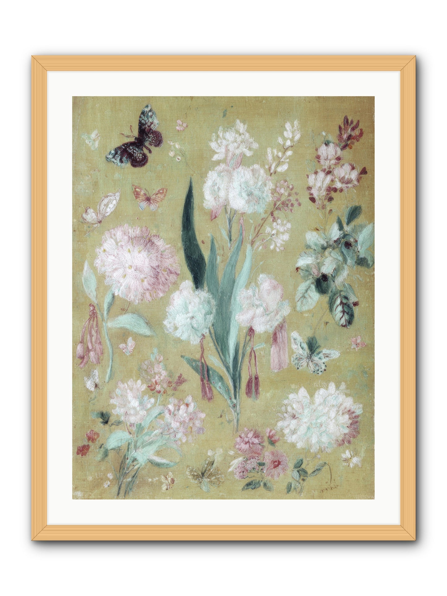 Plumfield Correspondence -- Framed Print - Natural 24x32