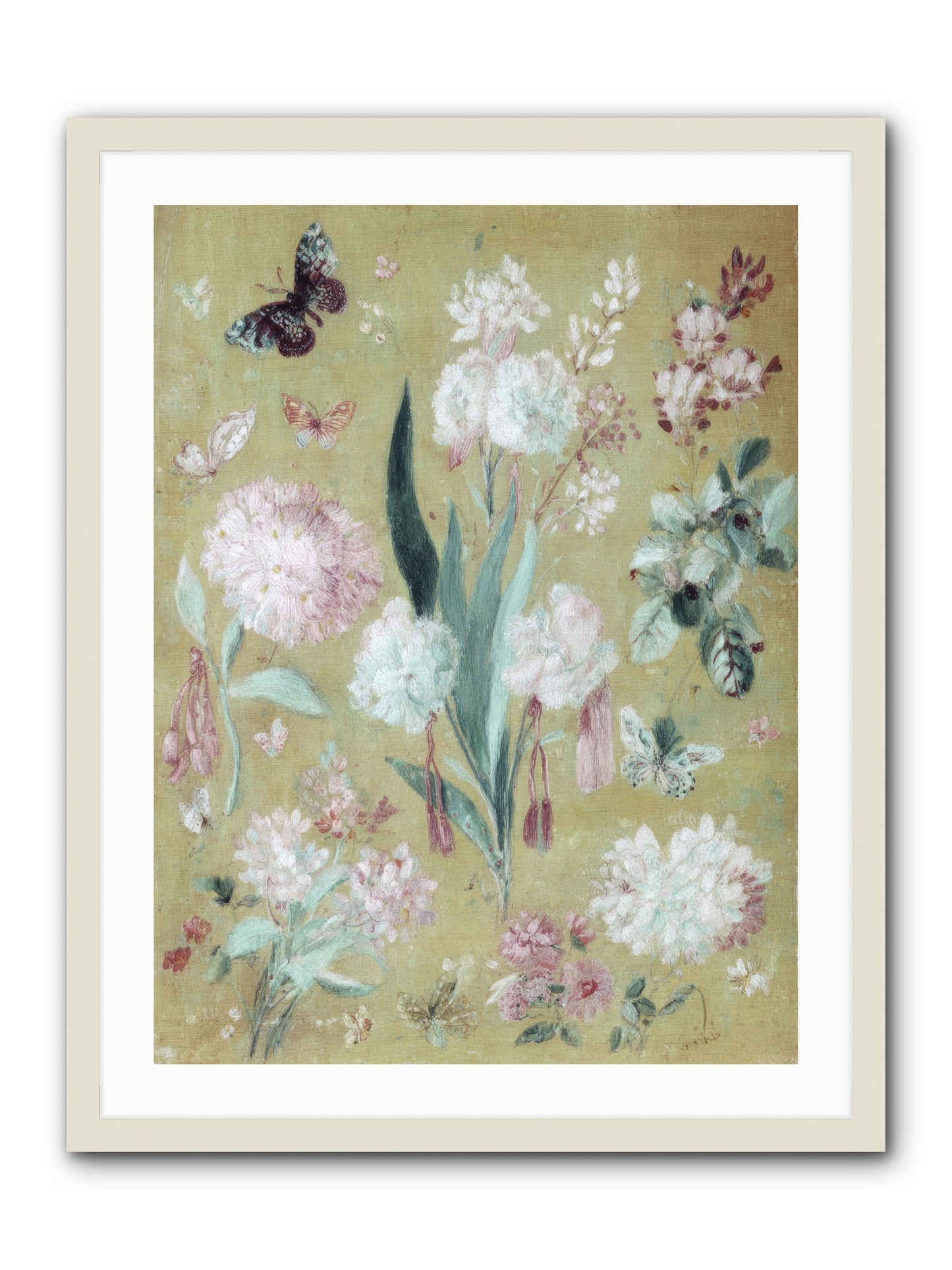 Plumfield Correspondence -- Framed Print - White 24x32