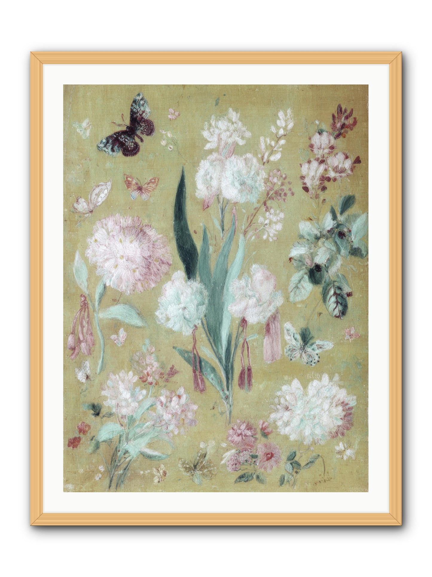 Plumfield Correspondence -- Framed Print - Natural 30x40