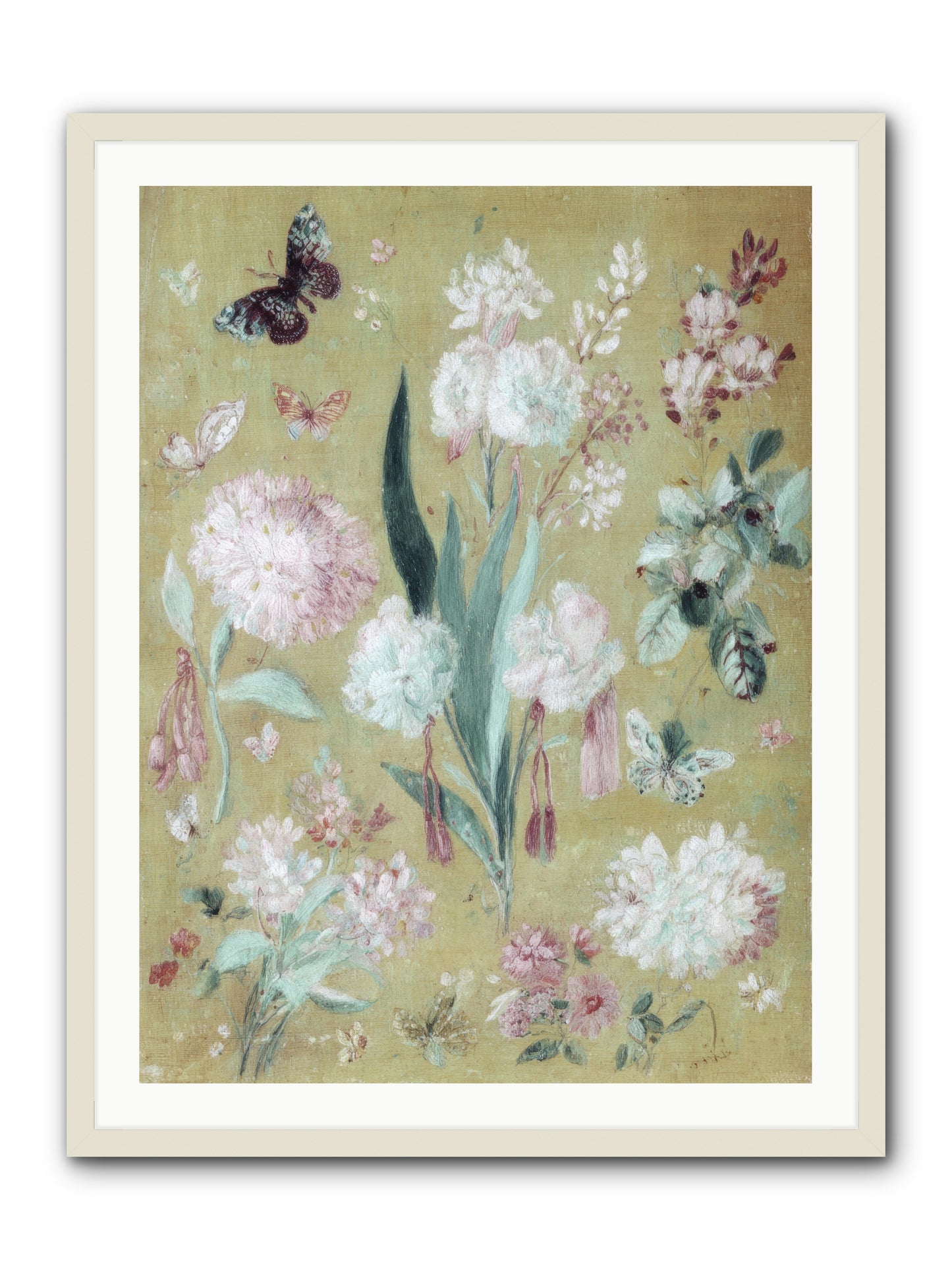 Plumfield Correspondence -- Framed Print - White 30x40