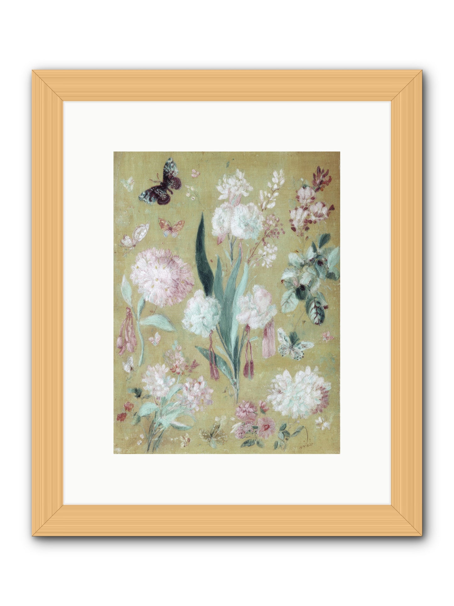 Plumfield Correspondence -- Framed Print - Natural 9x12