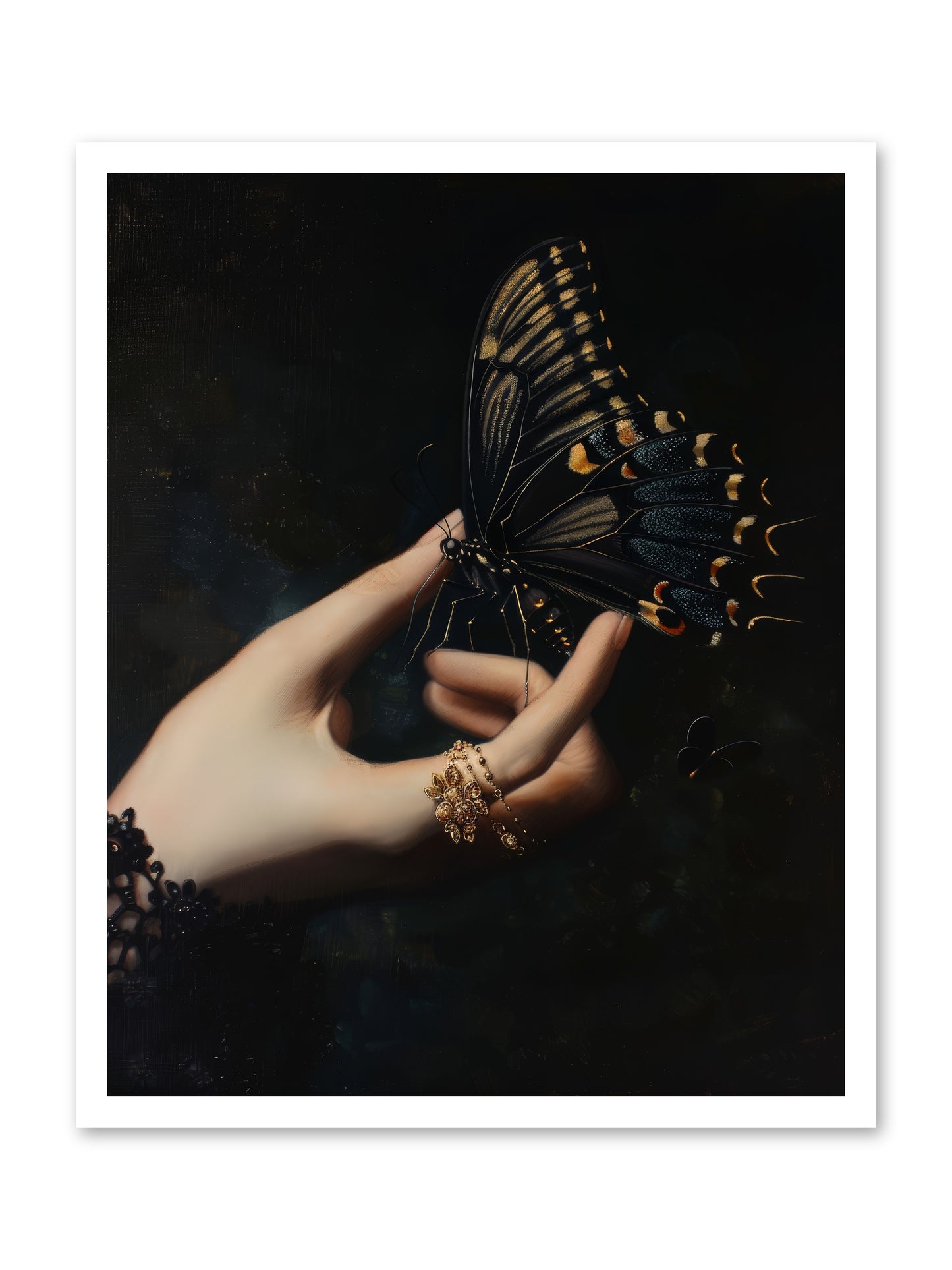Poe's Midnight -- Loose Canvas Print 24x30