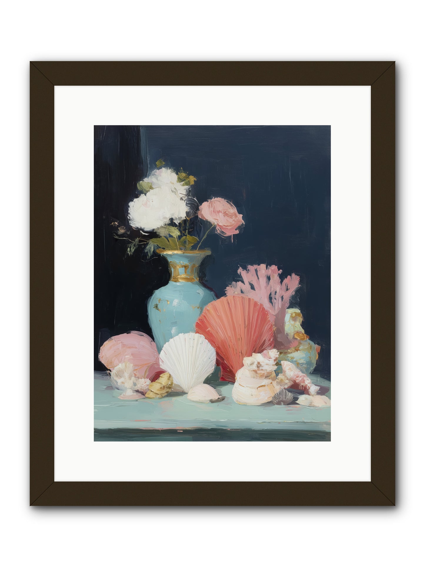 Poetry Written -- Framed Print - Black 12x16