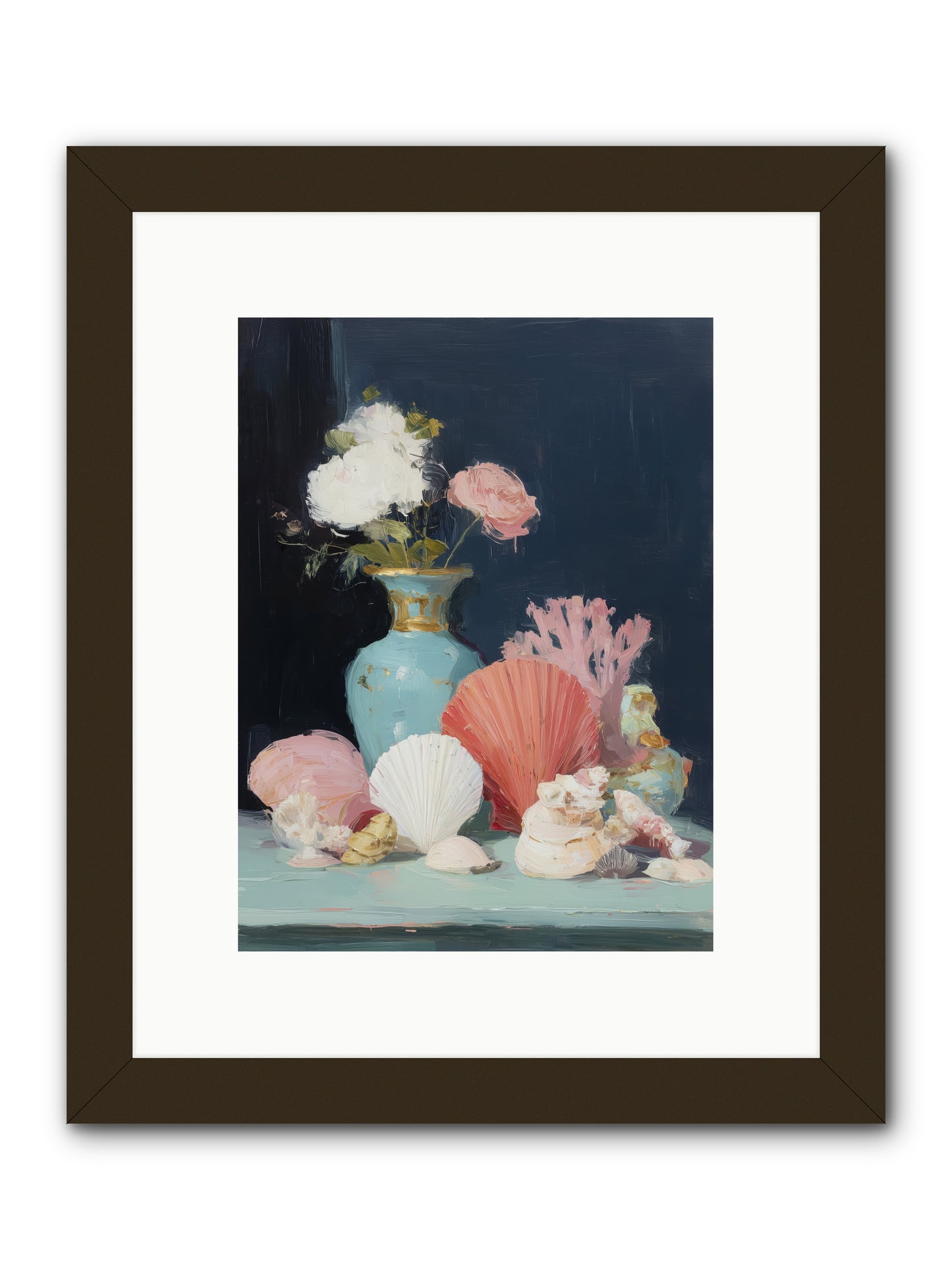 Poetry Written -- Framed Print - Black 9x12