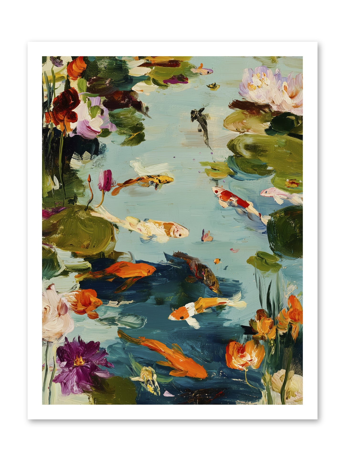 Poetry Written in Water -- Loose Canvas Print 18x24