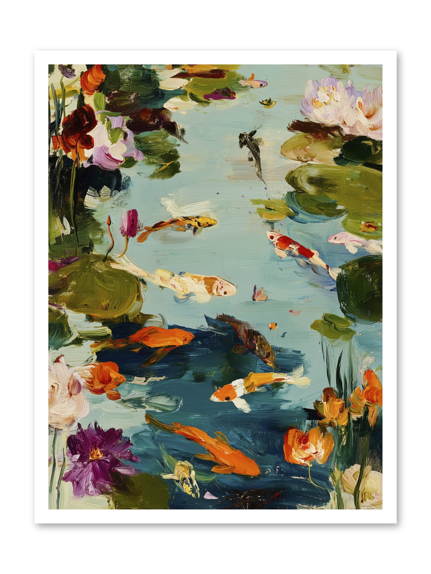 Poetry Written in Water -- Paper Print 24x32