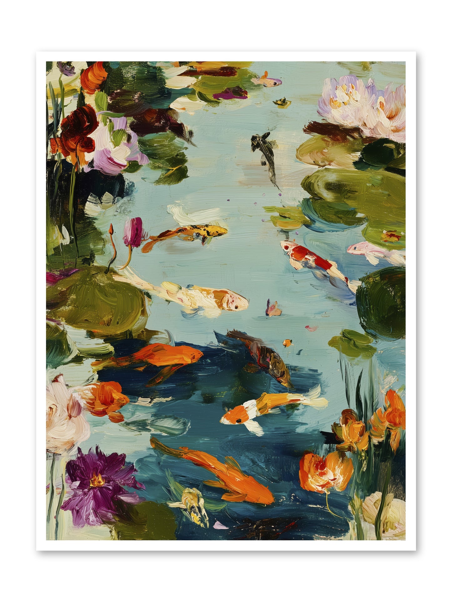 Poetry Written in Water -- Loose Canvas Print 36x48