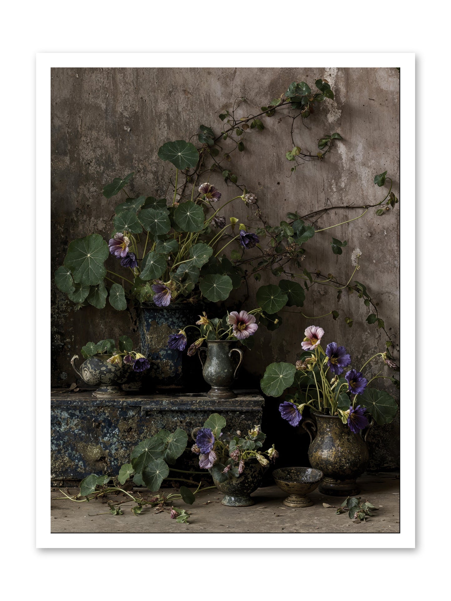 Poetry grows -- Loose Canvas Print 24x32