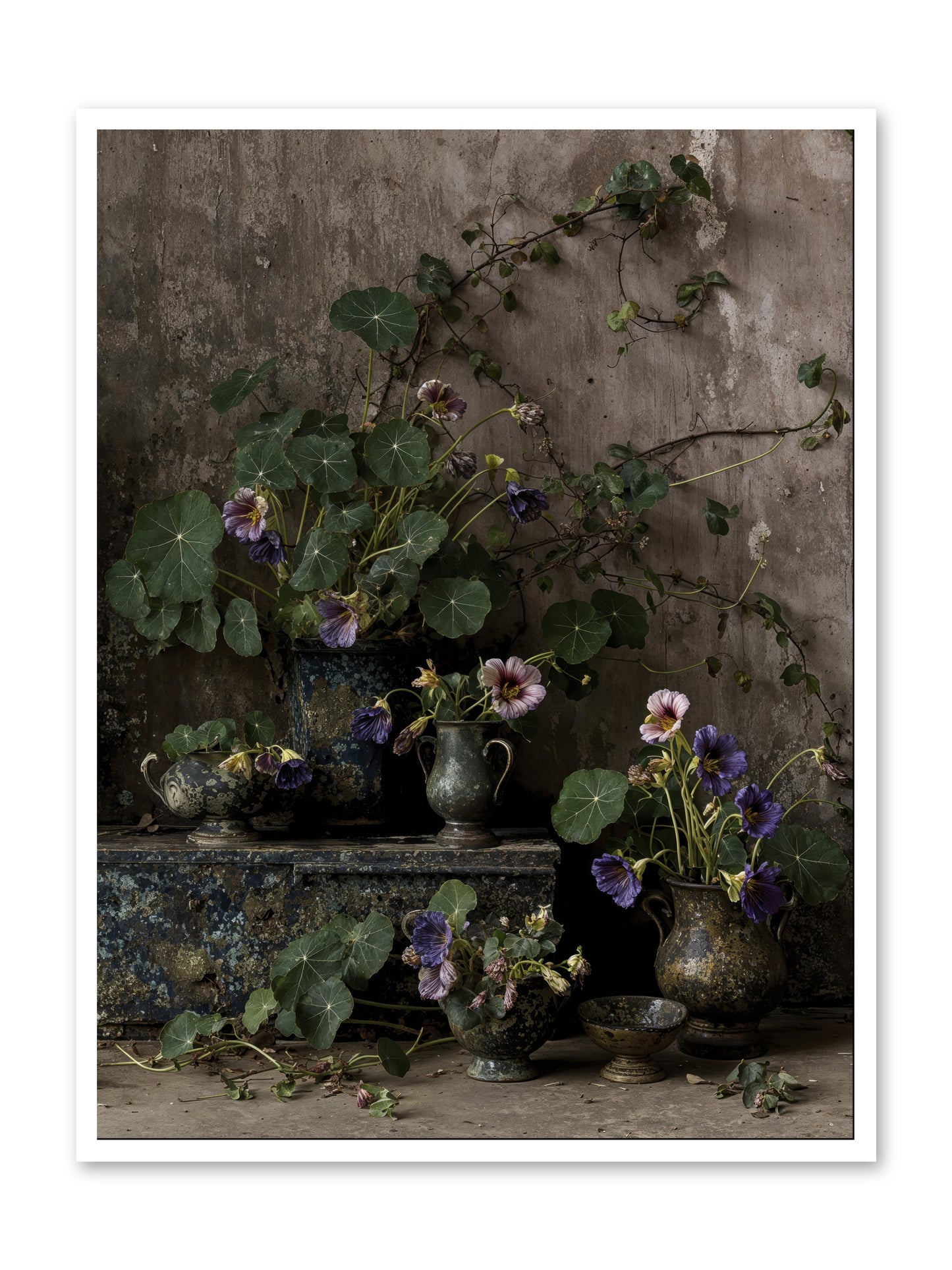 Poetry grows -- Loose Canvas Print 36x48