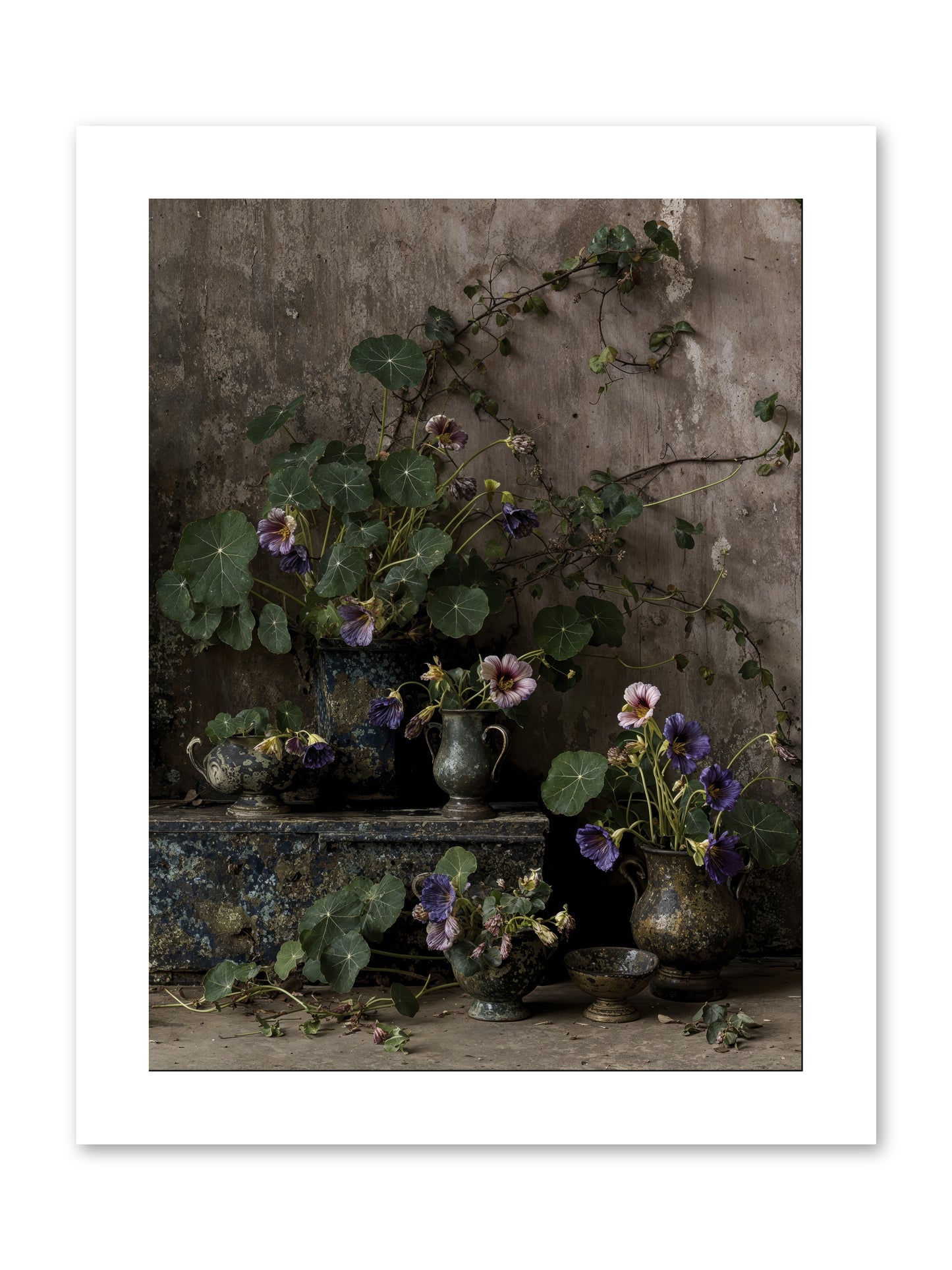 Poetry grows -- Paper Print 9x12