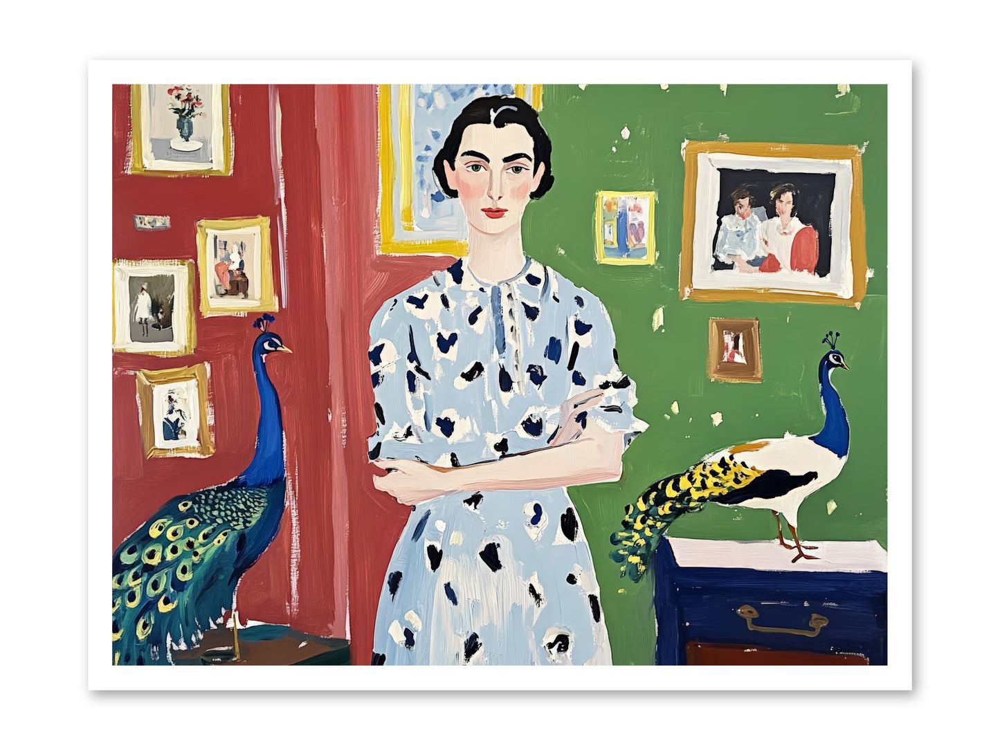 Poet's Corner -- Loose Canvas Print 32x24
