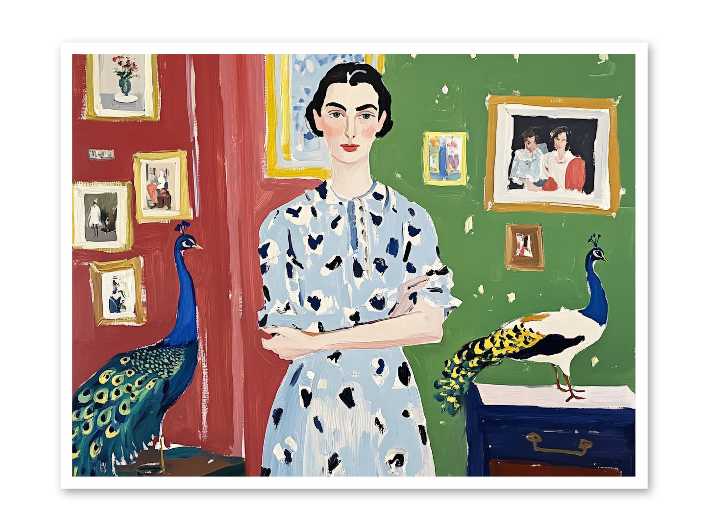 Poet's Corner -- Loose Canvas Print 48x36