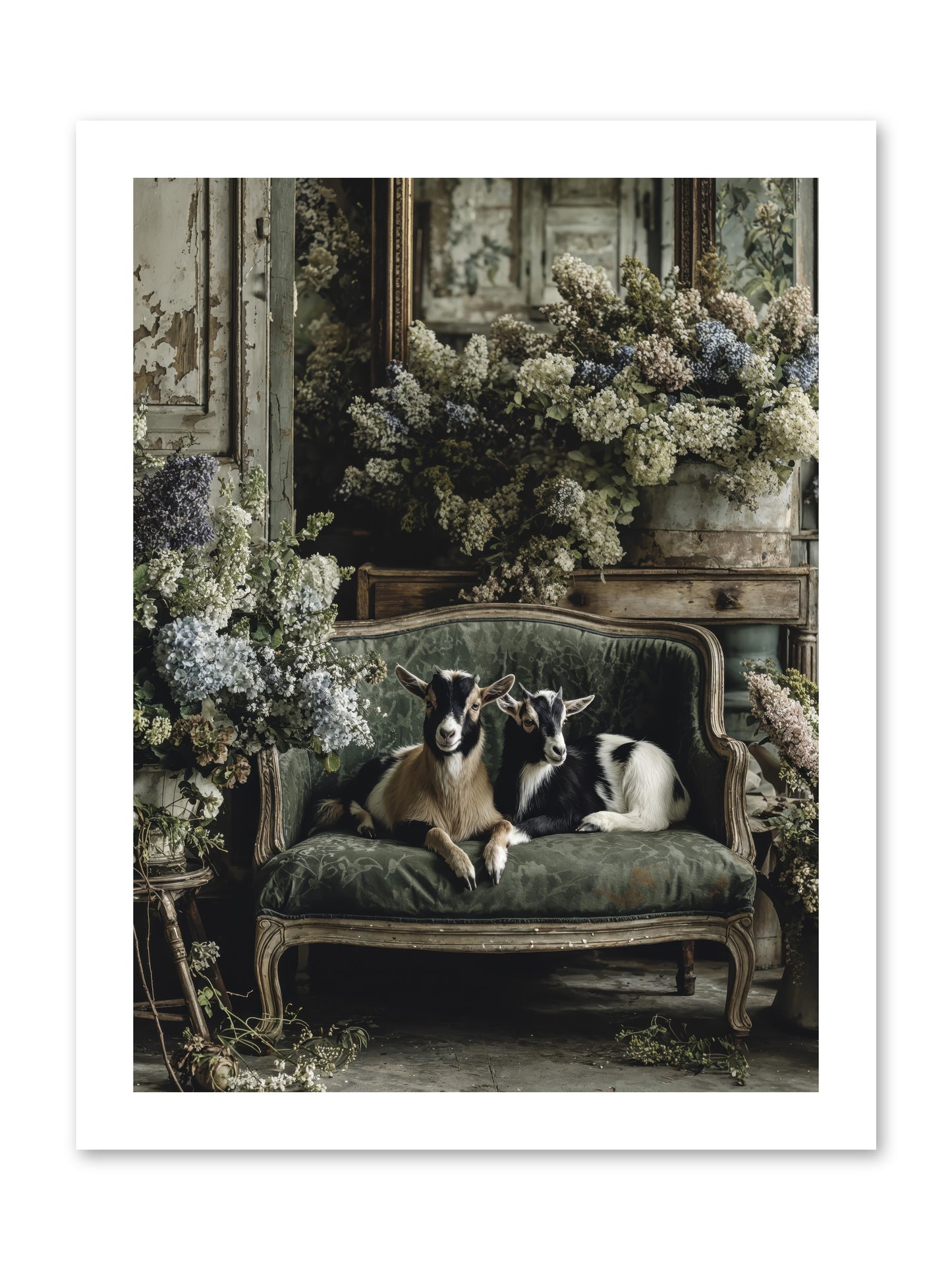 Poets muse -- Paper Print 12x16