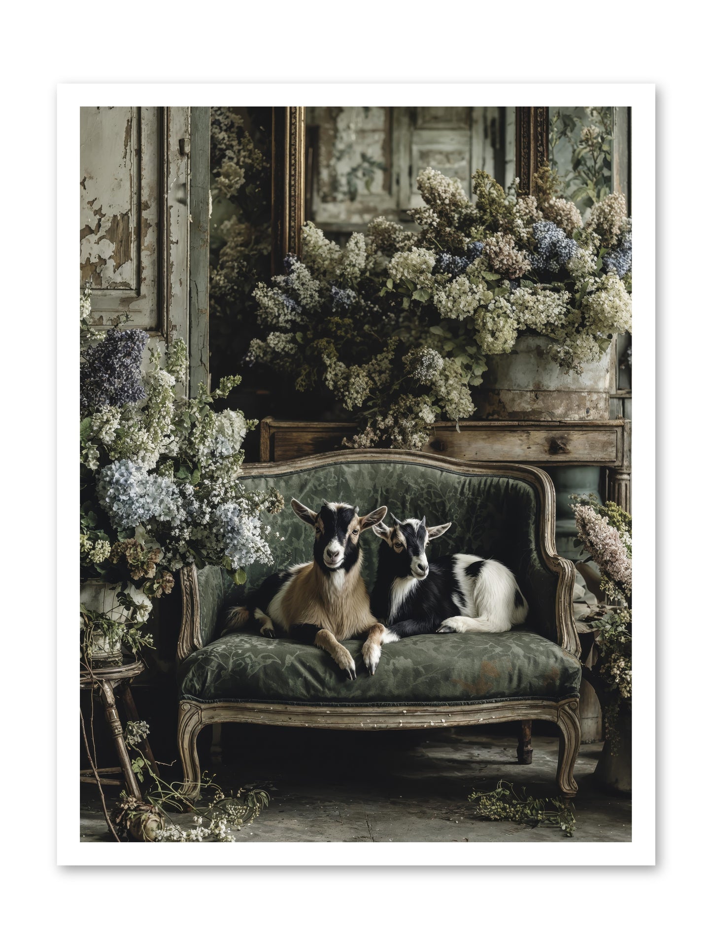 Poets muse -- Paper Print 24x32