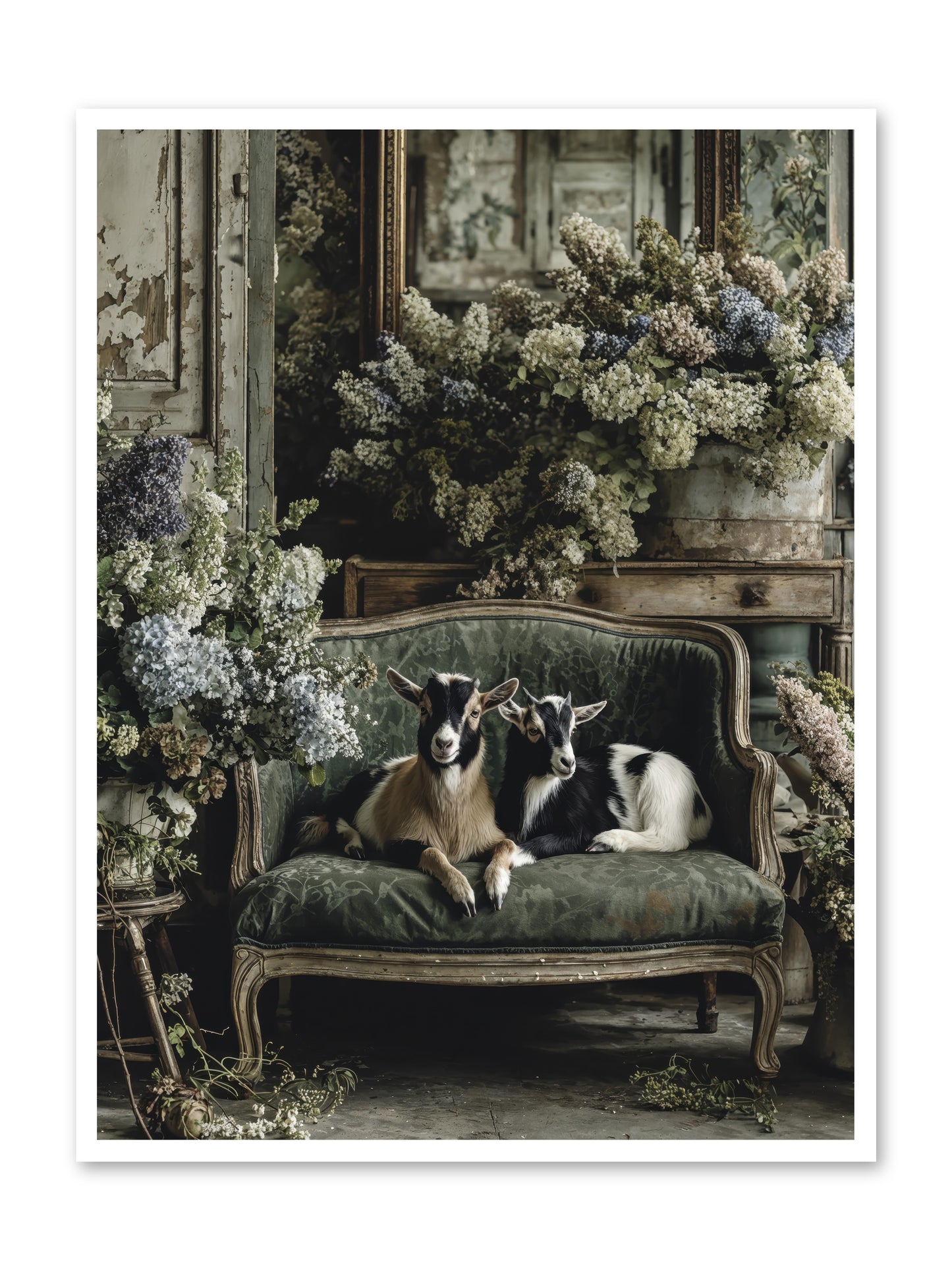 Poets muse -- Loose Canvas Print 36x48