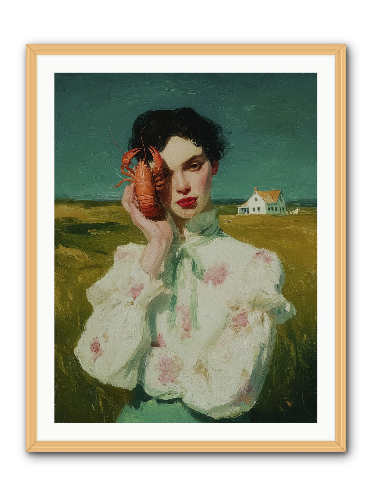 Point's Edge -- Framed Print - Natural 30x40