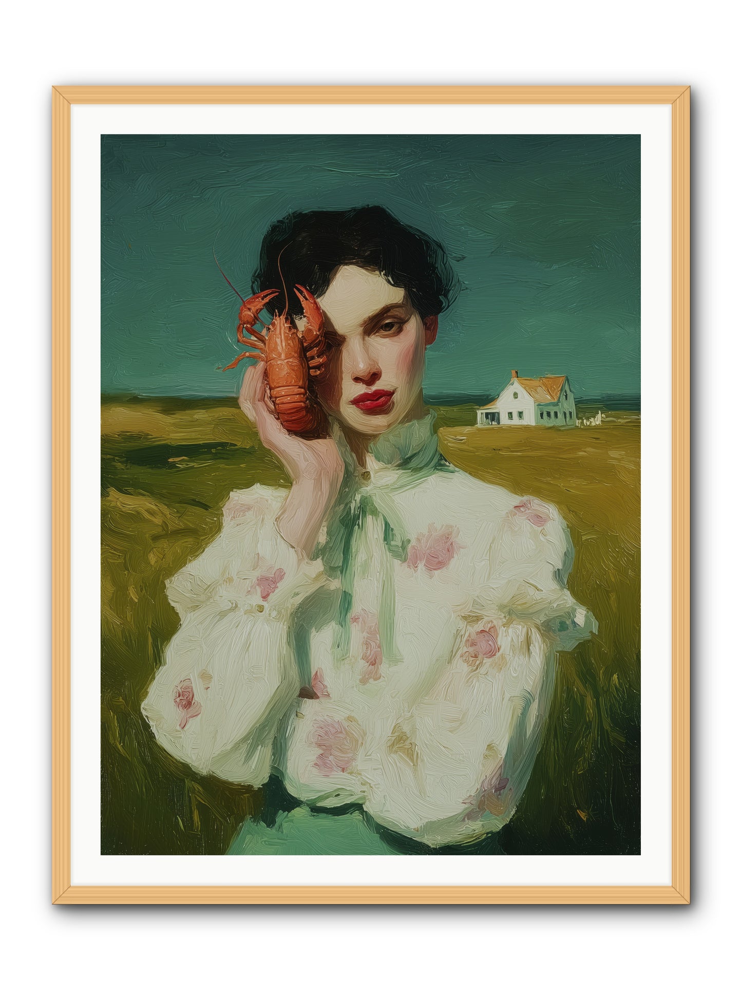 Point's Edge -- Framed Print - Natural 36x48