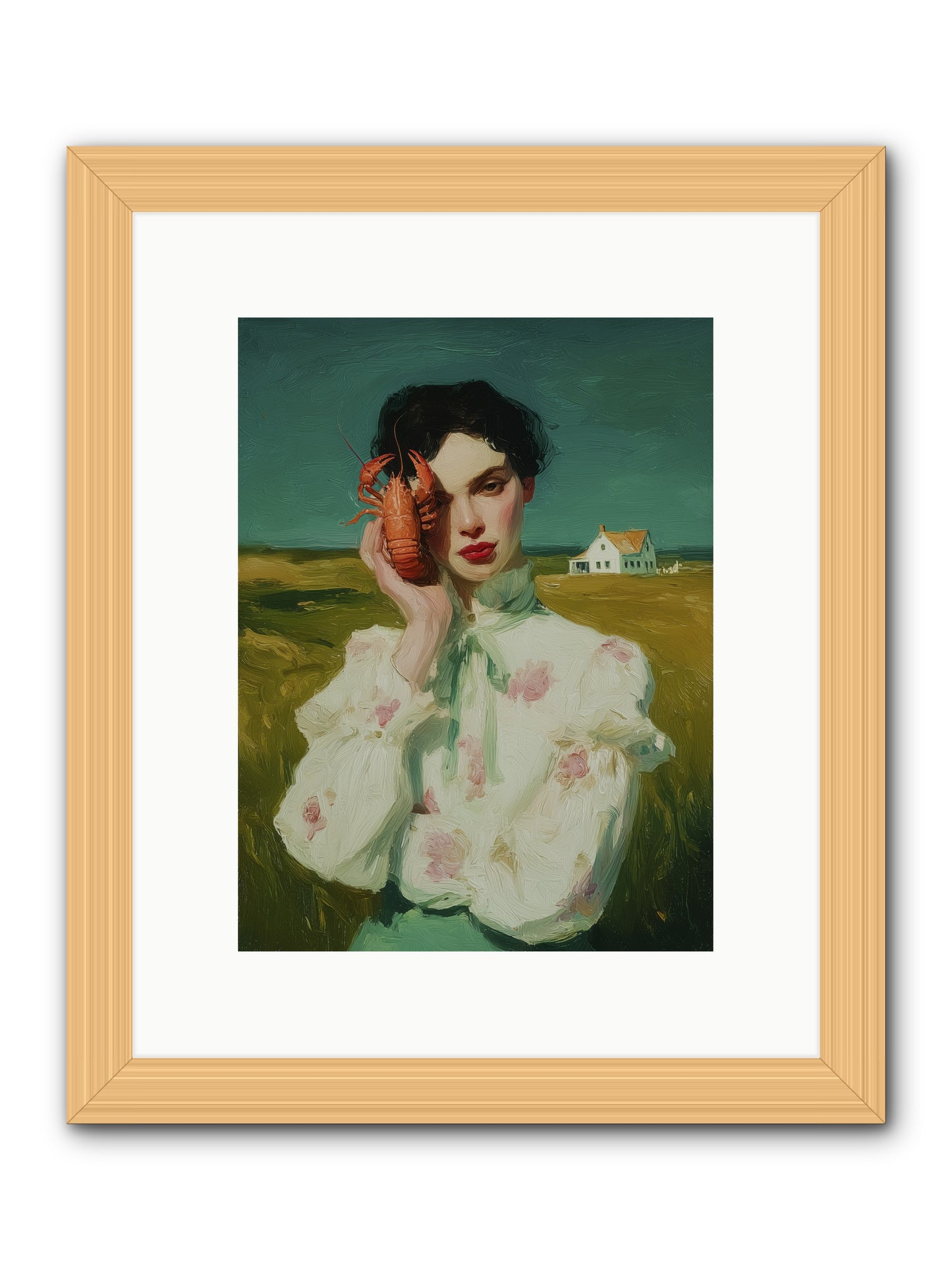 Point's Edge -- Framed Print - Natural 9x12