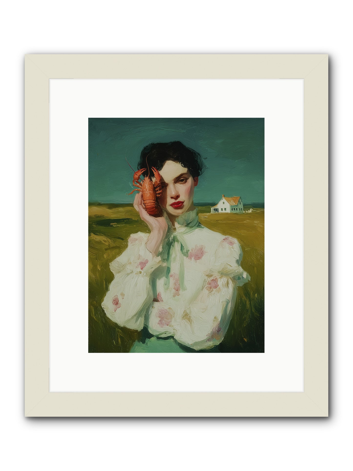 Point's Edge -- Framed Print - White 9x12