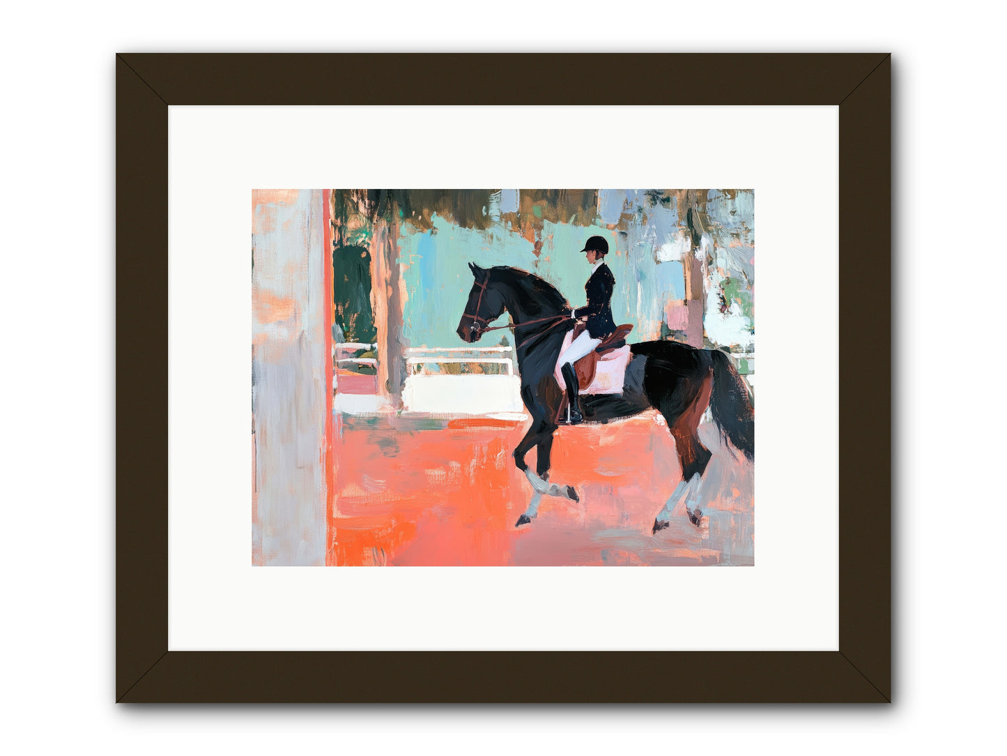 Poised Tradition -- Framed Print - Black 12x9