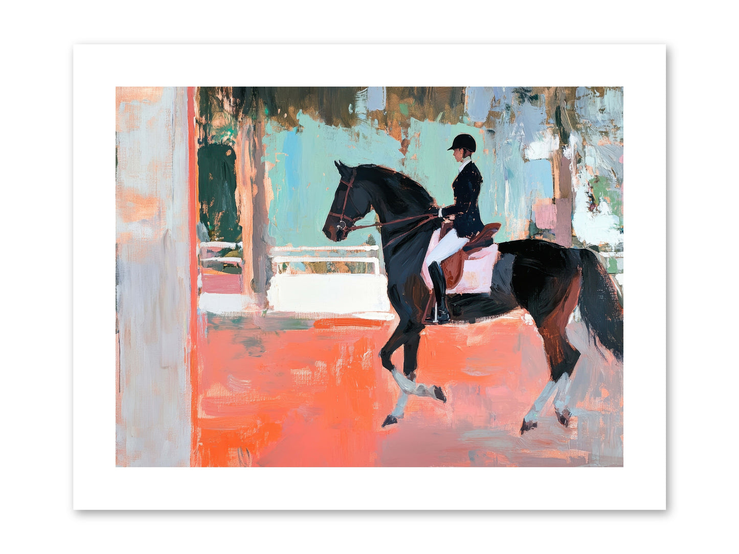 Poised Tradition -- Paper Print 12x9