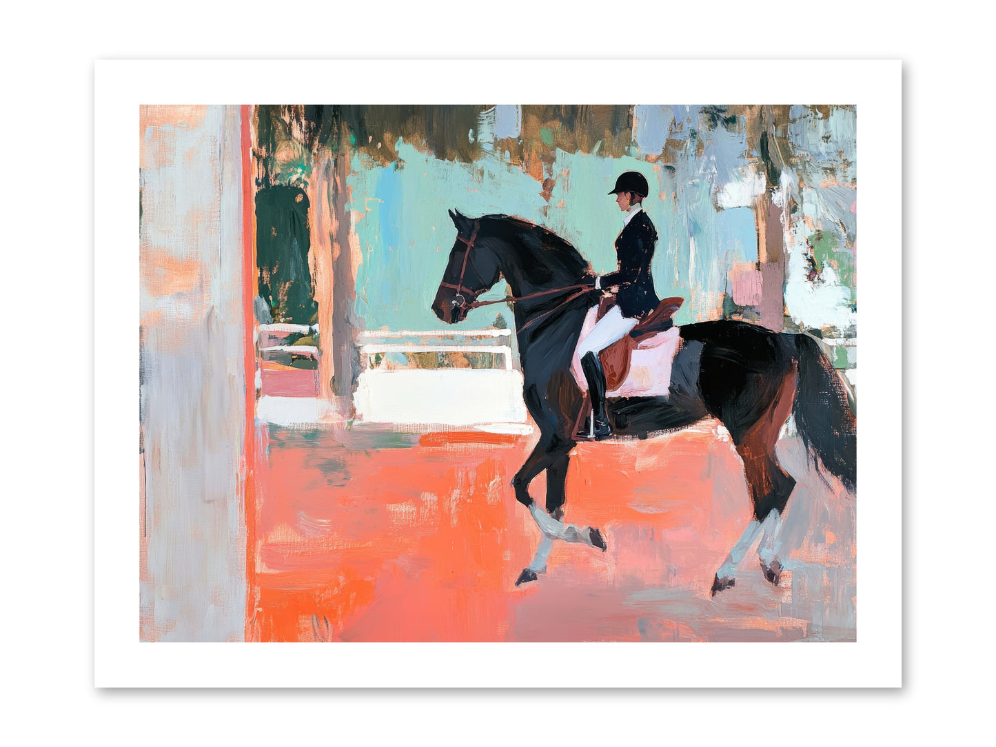 Poised Tradition -- Loose Canvas Print 16x12