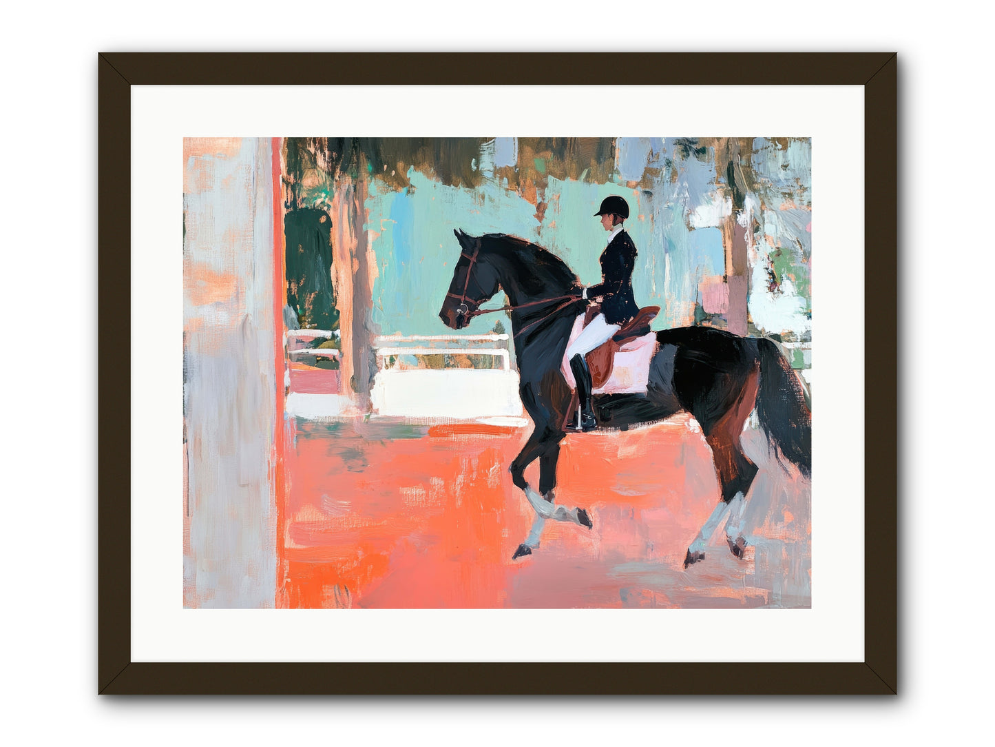 Poised Tradition -- Framed Print - Black 24x18