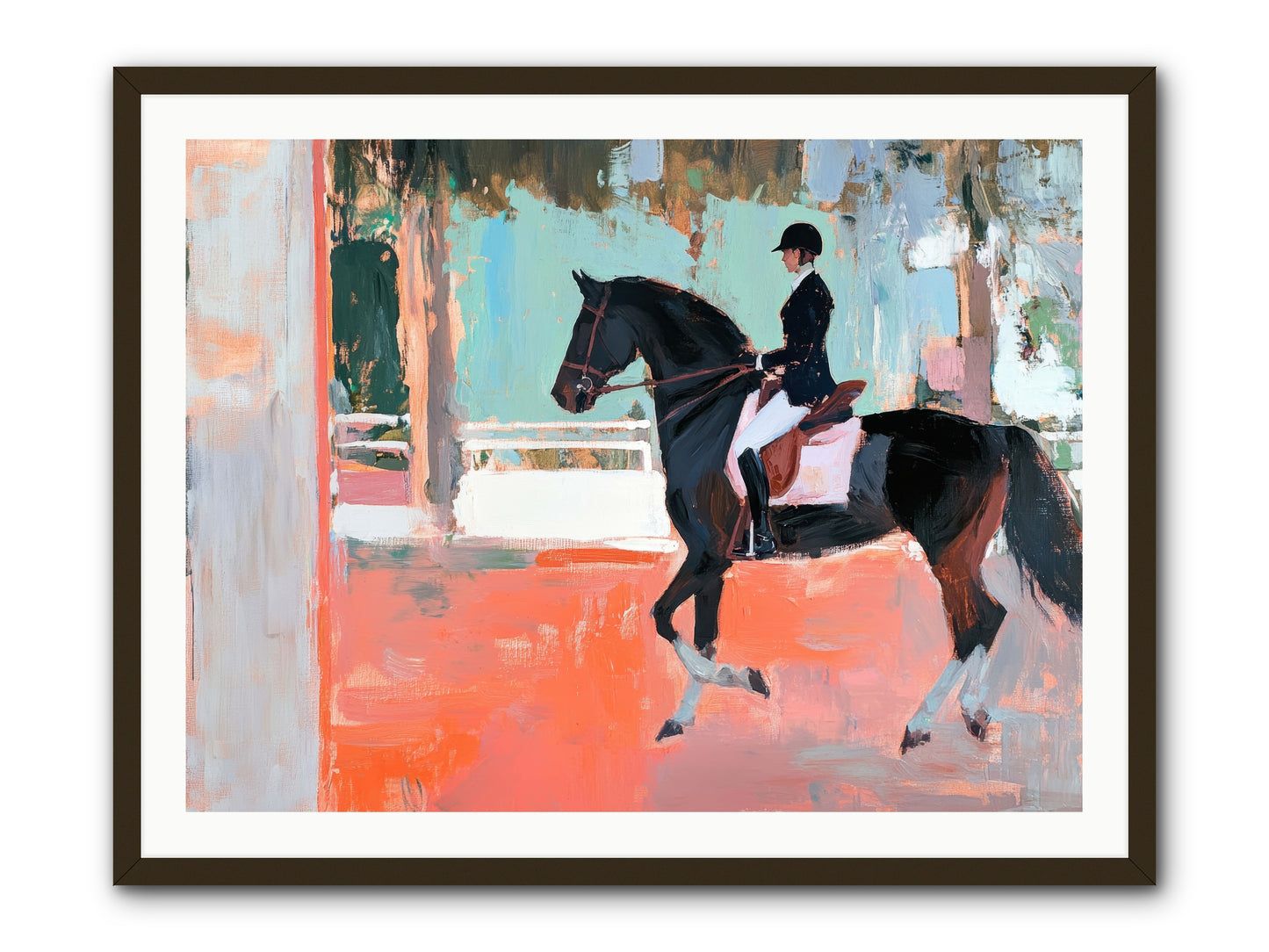 Poised Tradition -- Framed Print - Black 40x30