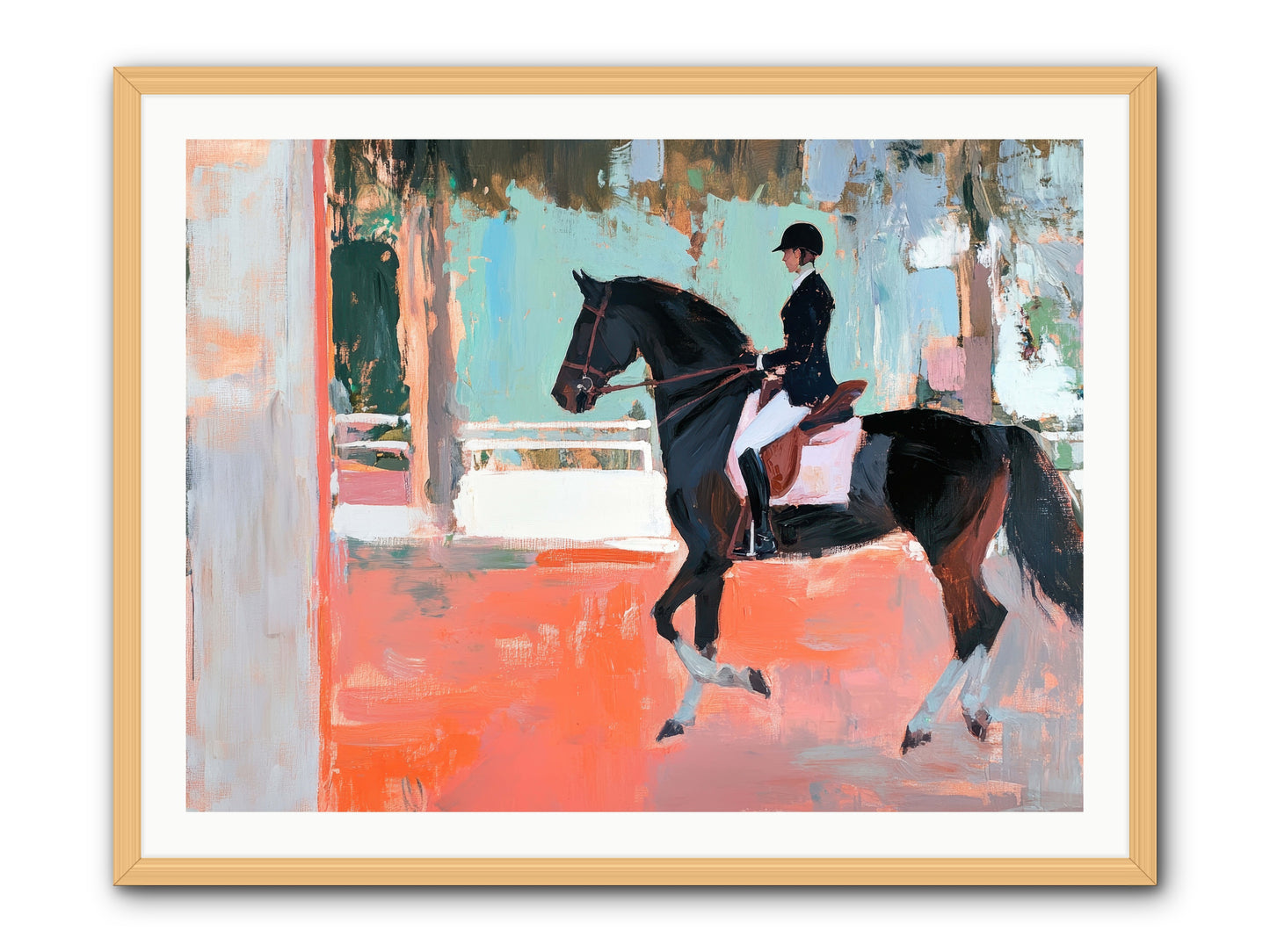 Poised Tradition -- Framed Print - Natural 40x30