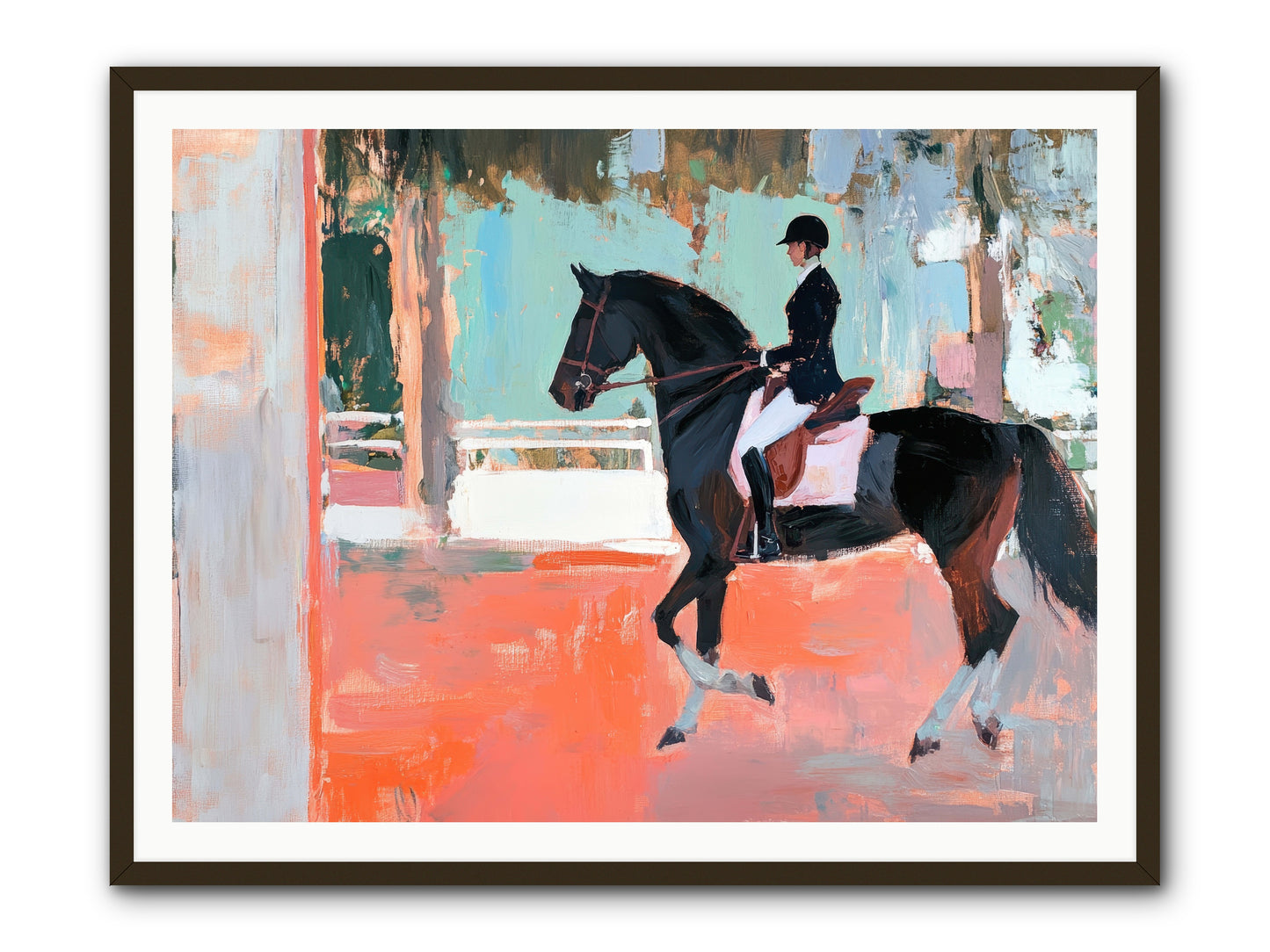 Poised Tradition -- Framed Print - Black 48x36