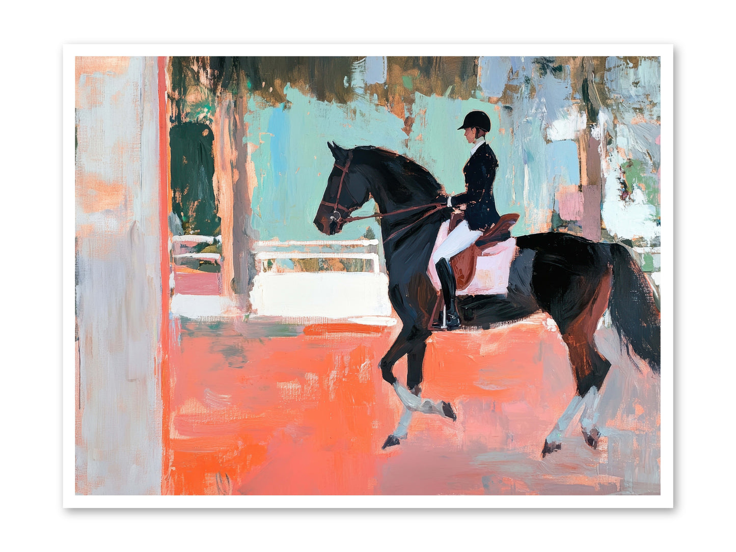 Poised Tradition -- Loose Canvas Print 48x36
